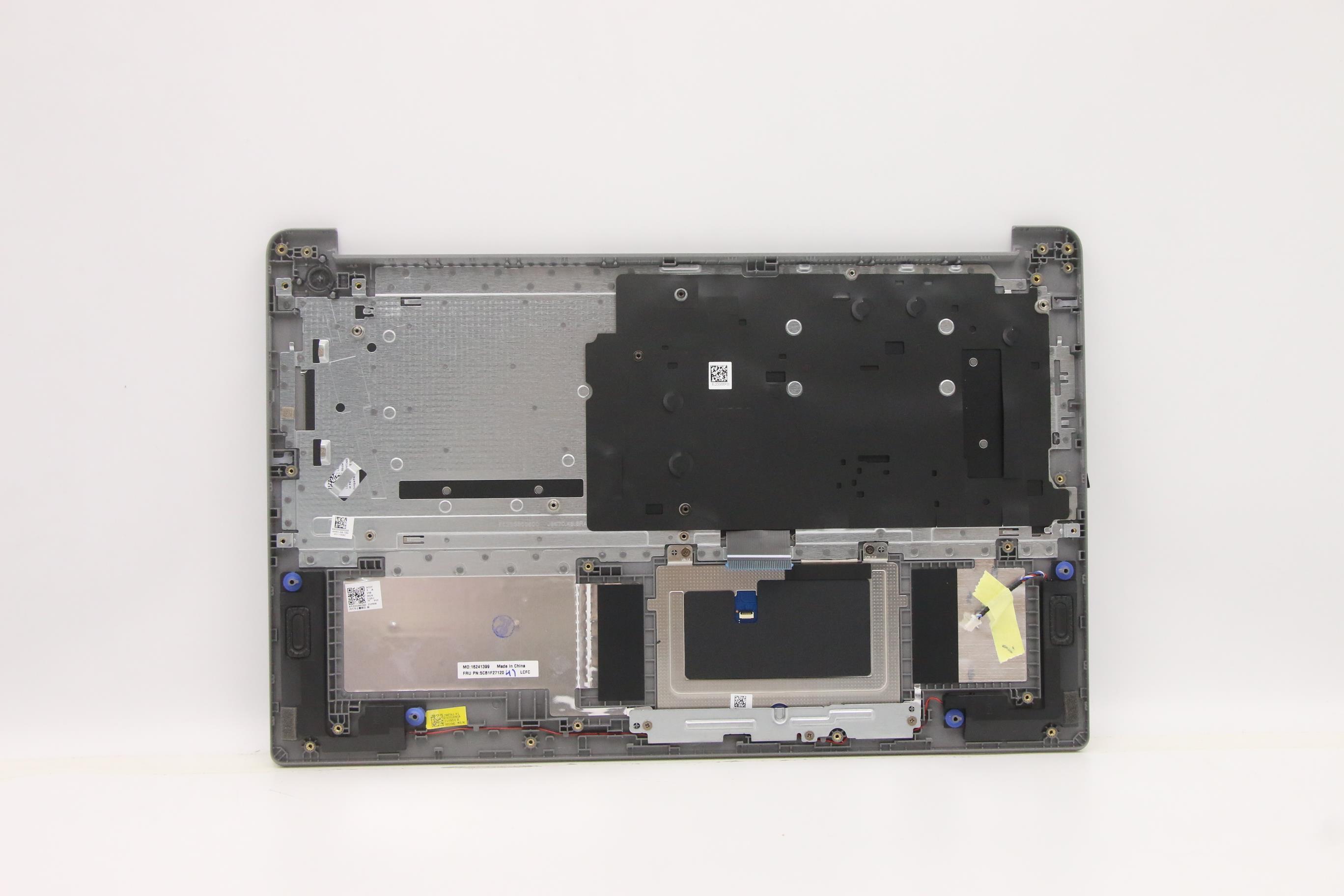 5CB1F27120 - Original Lenovo Keyboard with Upper Cover (Palmrest), English, Cloud Grey, Non_Backlight, Non_Fingerprint