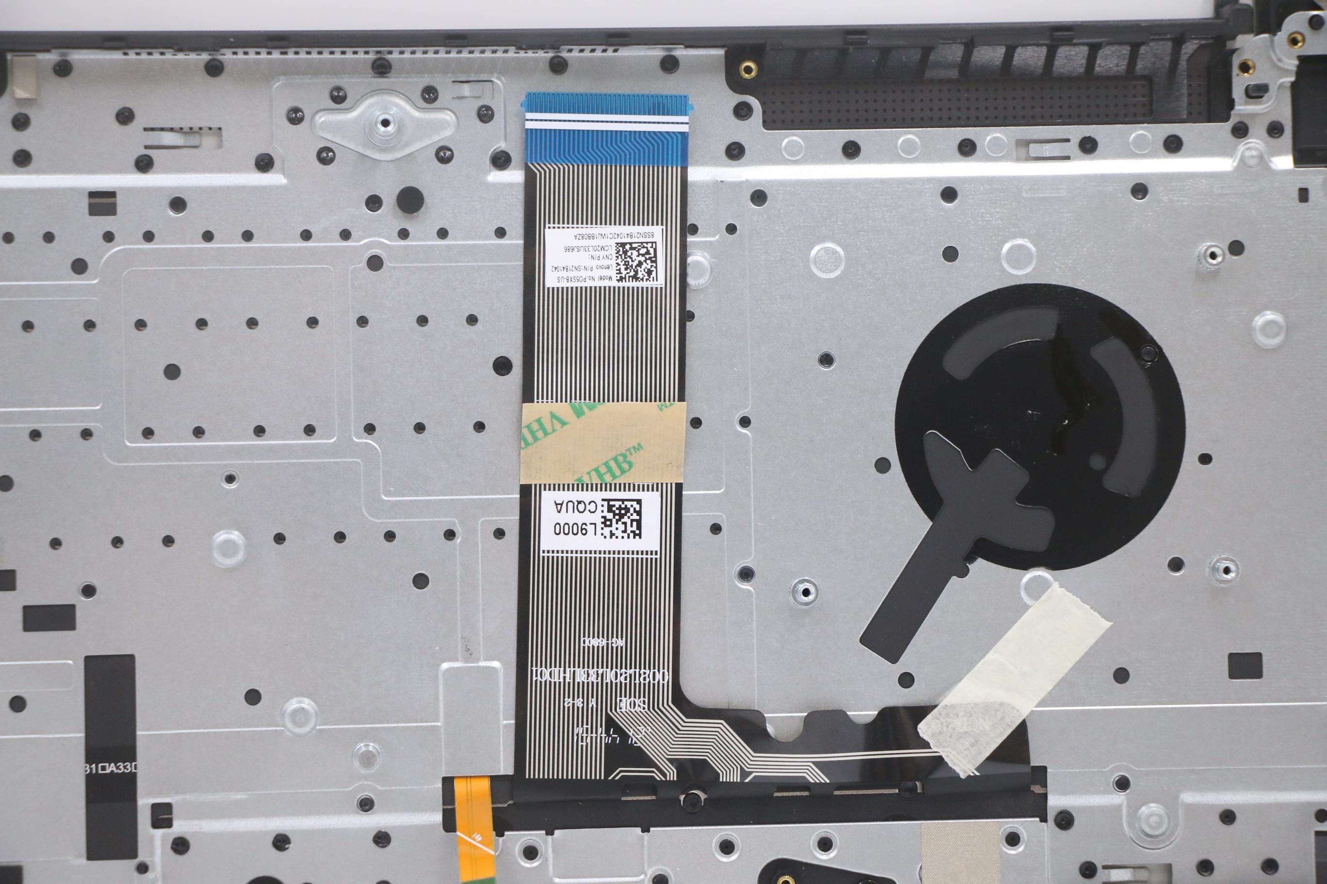 5CB1F36880 - Original Lenovo Keyboard with Upper Cover (Palmrest), English, 82QQ, SG_UMA