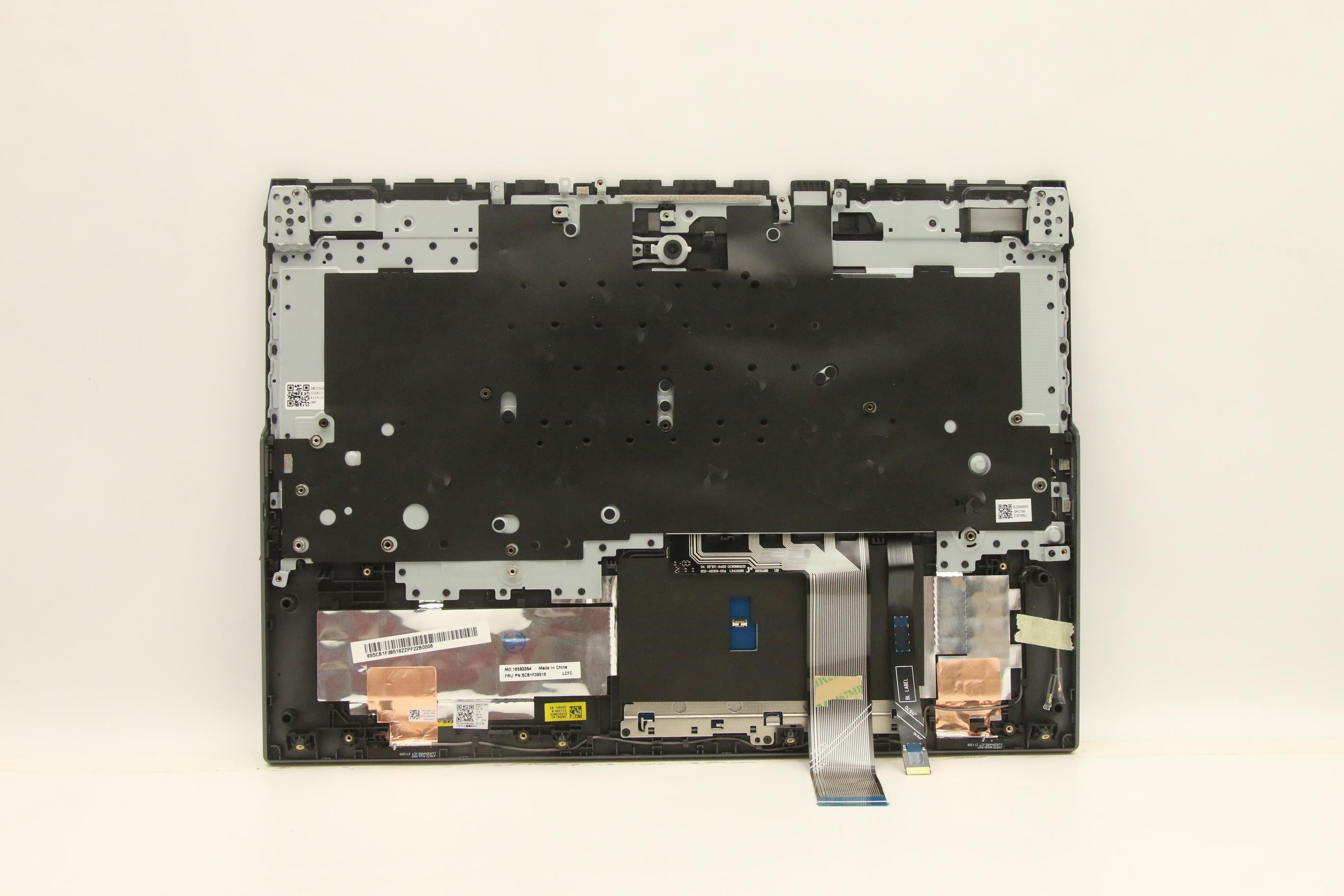 5CB1F38518 - Original Lenovo Keyboard with Upper Cover (Palmrest), English, RGB Backlight