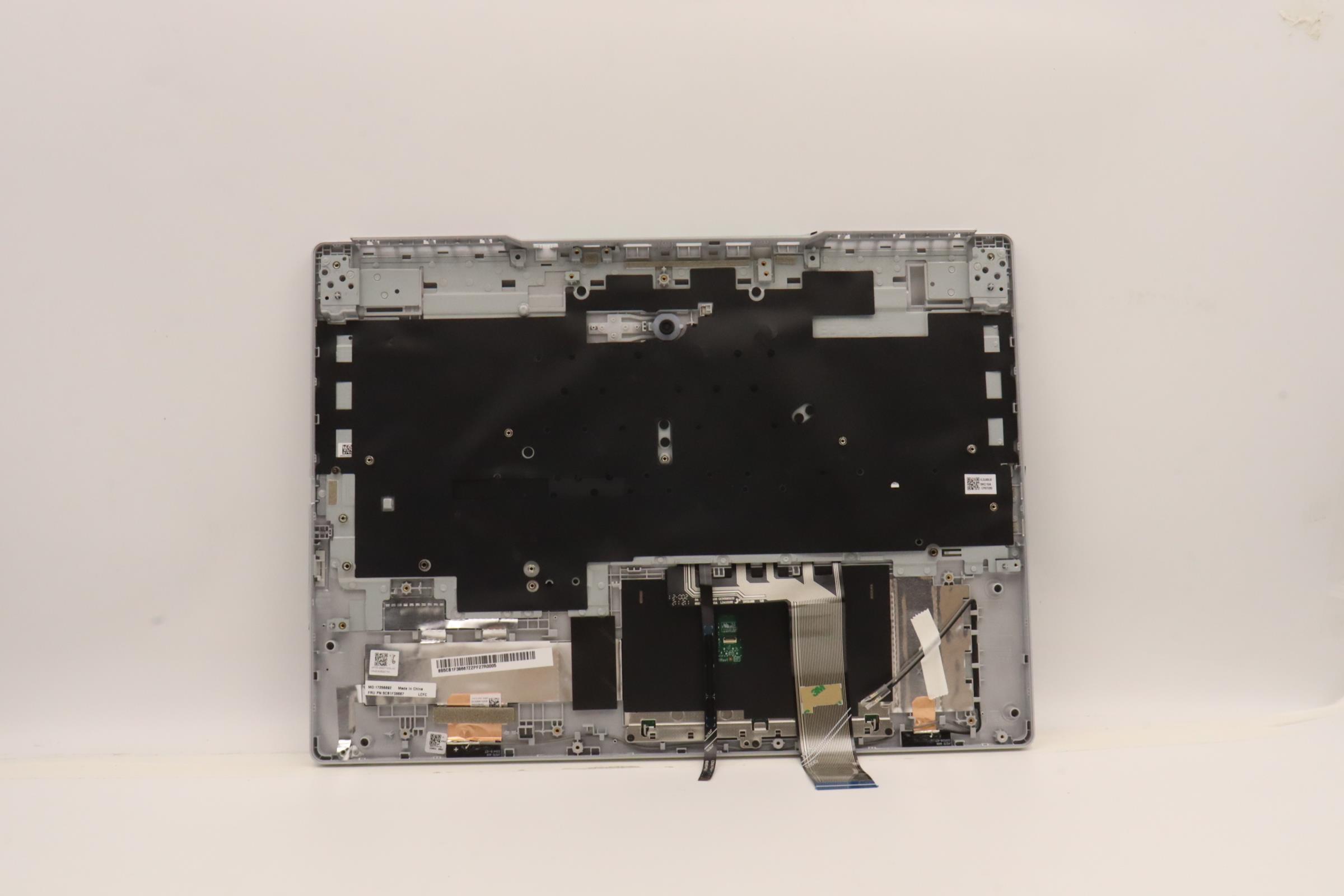 5CB1F38667 - Original Lenovo Keyboard with Palmrest (Cover), English, Cloud Grey, Backlight, 82RB