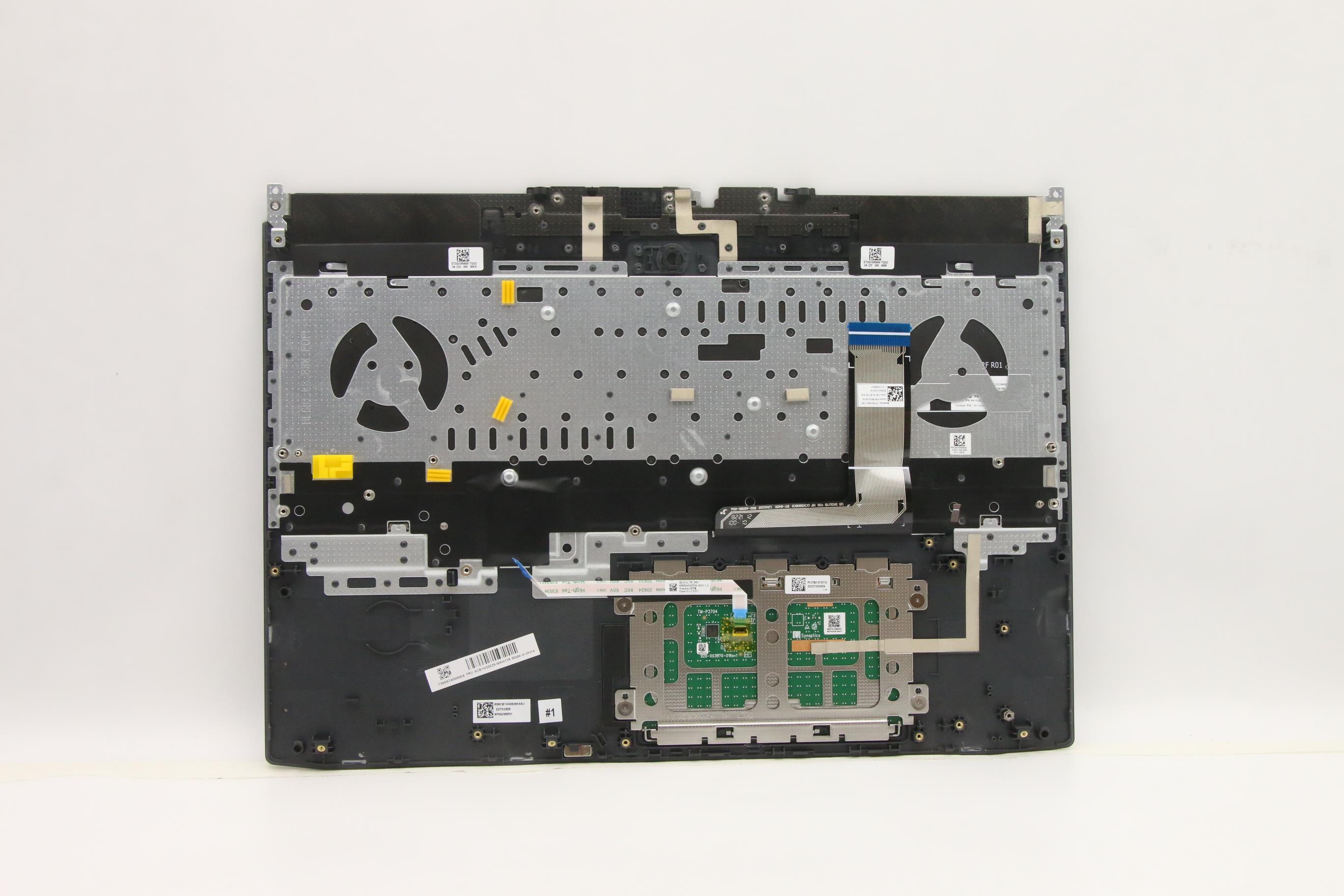 Lenovo Part  Original Lenovo Keyboard with Upper Cover (Palmrest), English, Black, Backlight