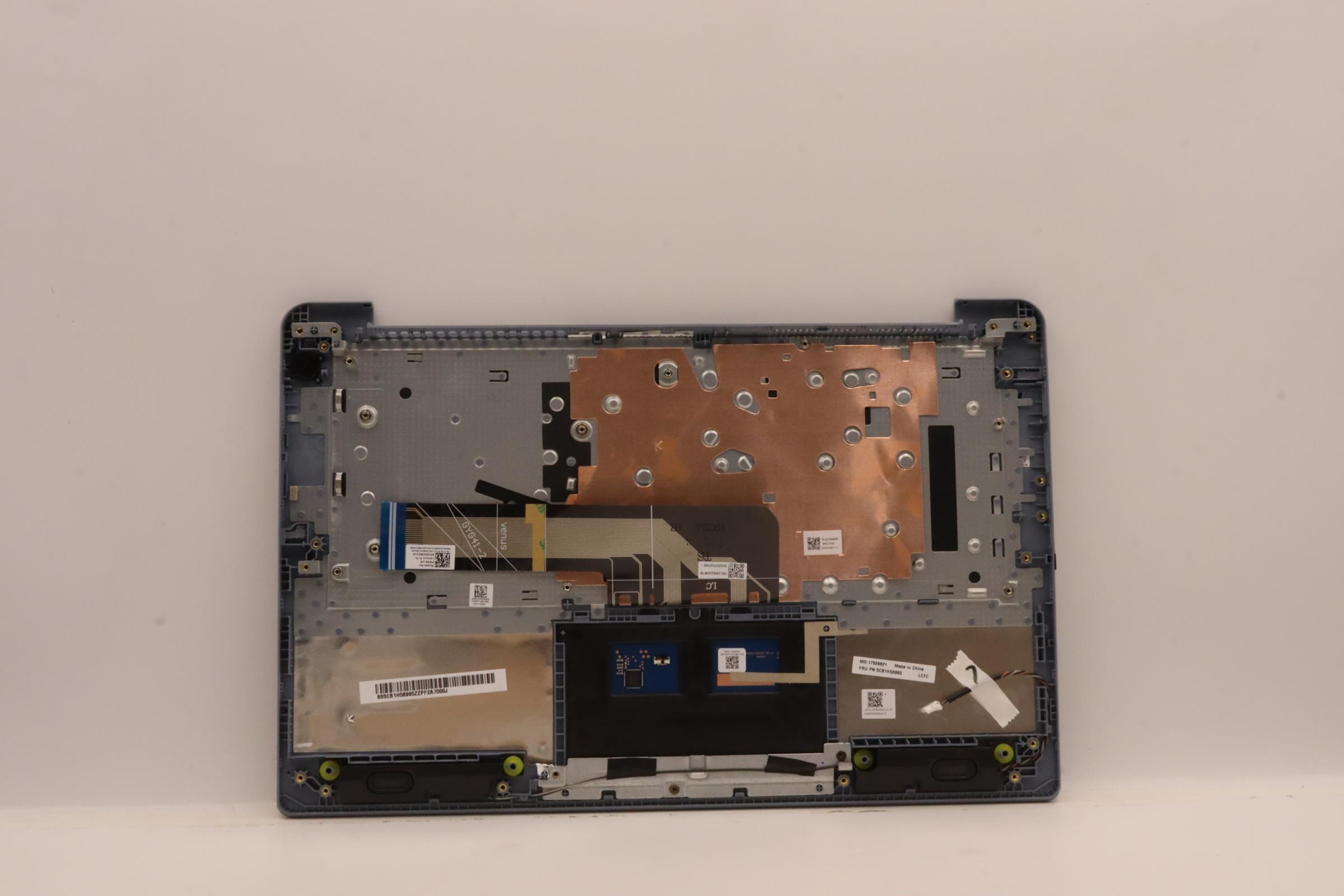 5CB1H56995 - Original Lenovo Keyboard with Upper Cover (Palmrest), English, 82RJ, Non Fingerprint, MB