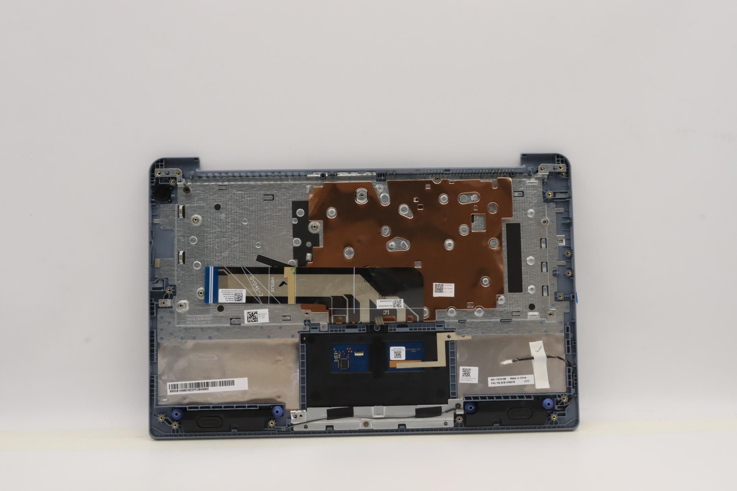 5CB1H66078 - Original Lenovo Keyboard with Upper Cover (Palmrest), English, 82RJ, Non Fingerprint, MB, Backlight