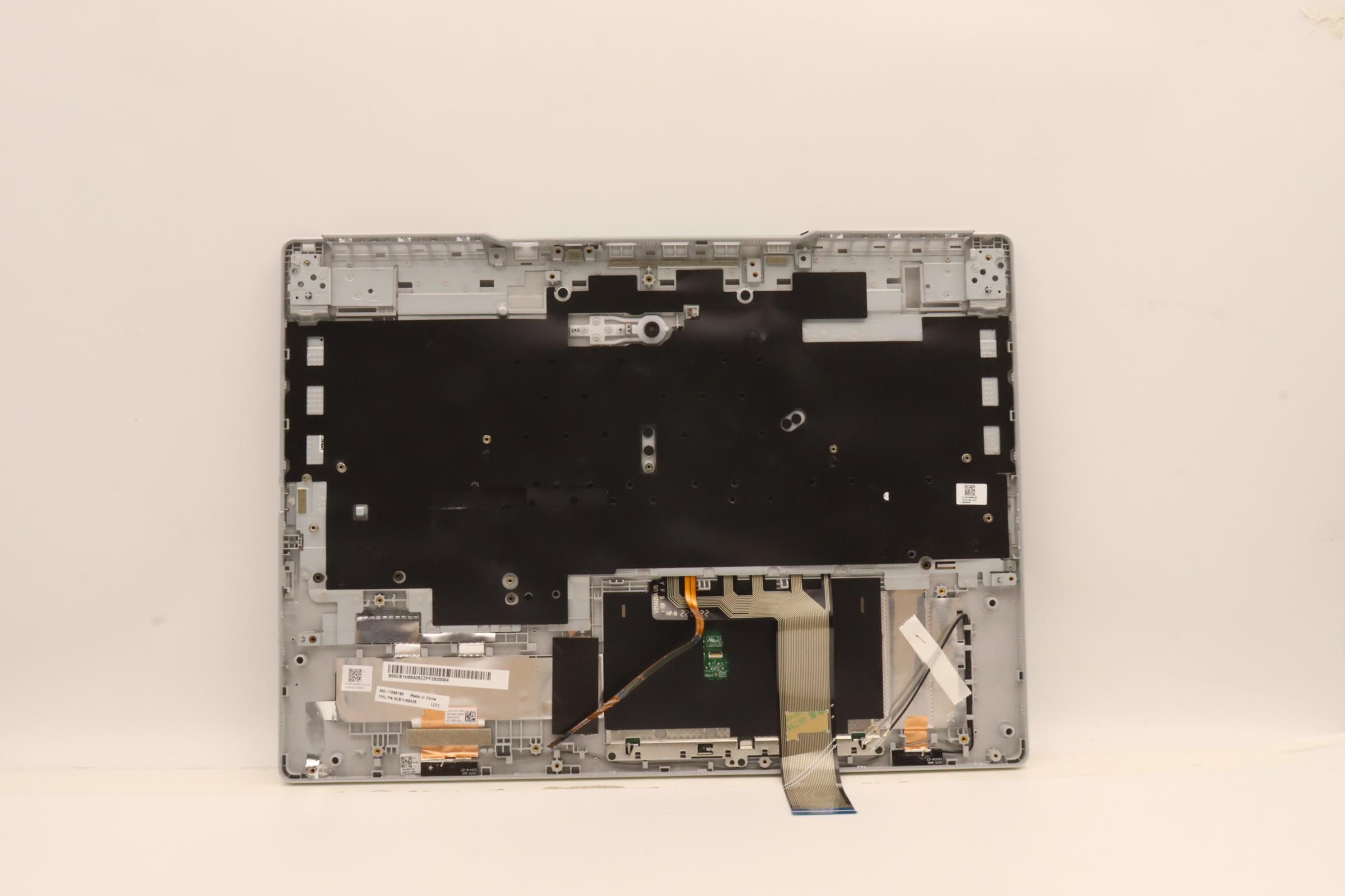 5CB1H68426 - Original Lenovo Keyboard with Palmrest (Cover), English, Cloud Grey, 82RD