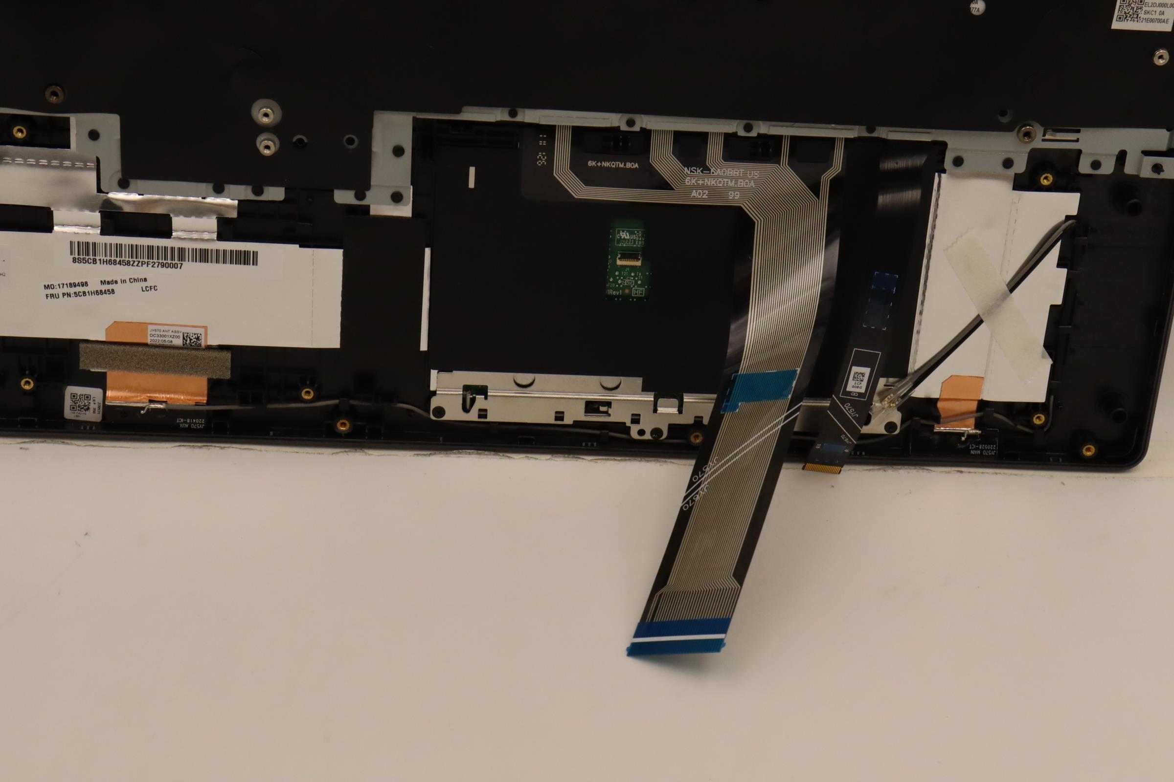 5CB1H68458 - Original Lenovo Keyboard with Palmrest (Cover), English, RGB Backlight, 82RD