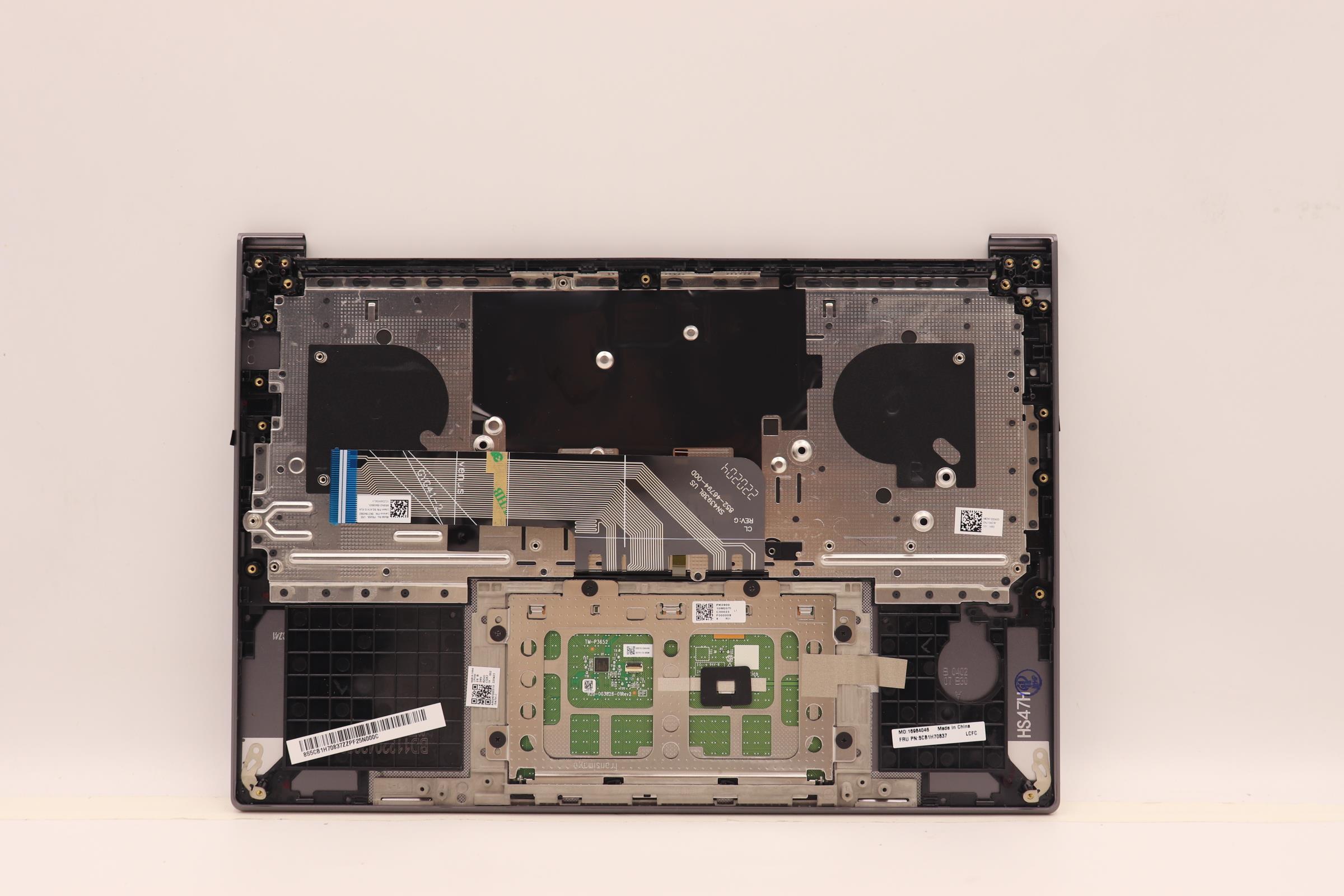 5CB1H70837 - Original Lenovo Keyboard with Upper Cover (Palmrest), English, 82SV, SG