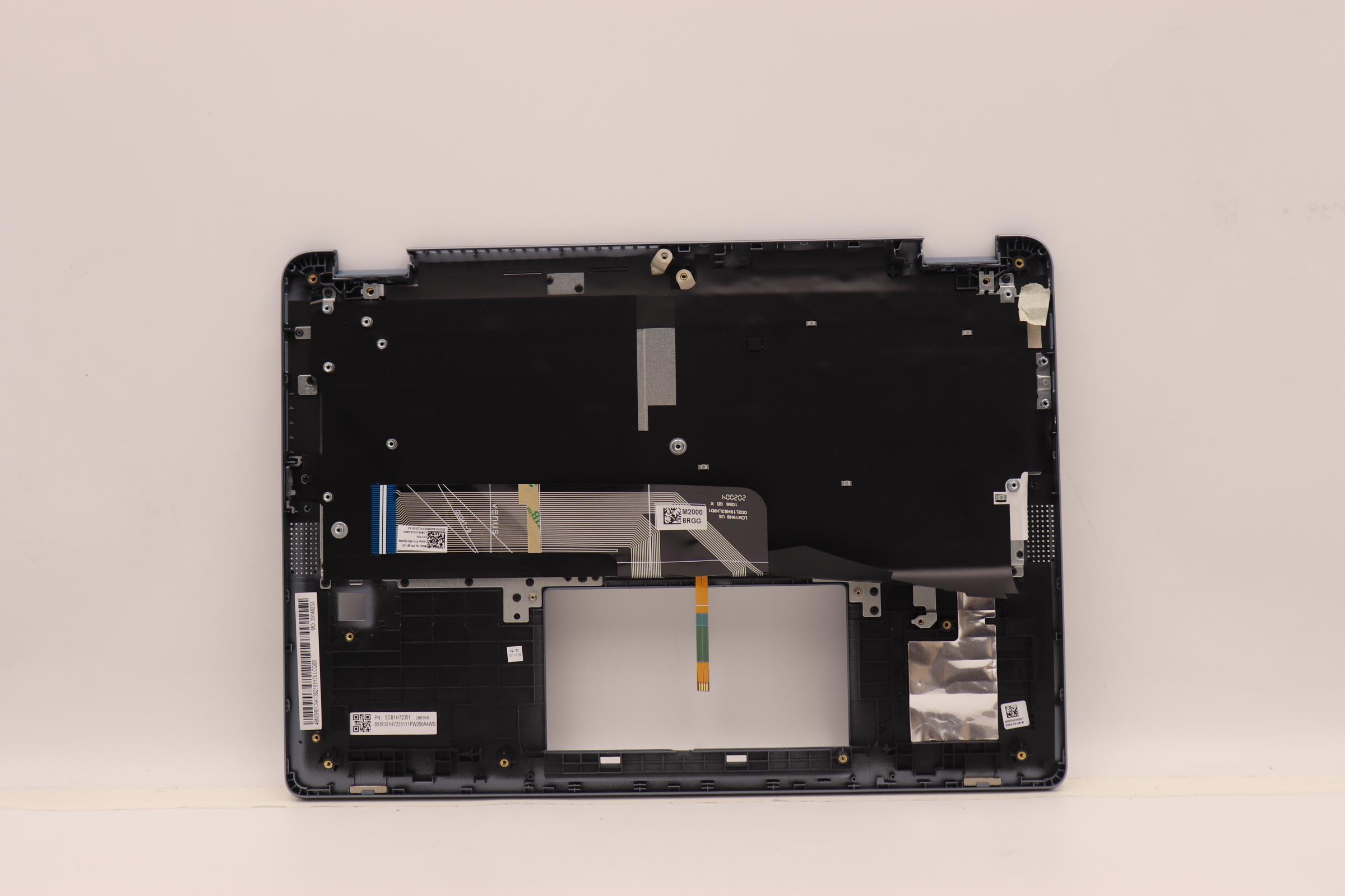 5CB1H72351 - Original Lenovo Keyboard with Upper Cover (Palmrest), English, Shadow Black, Backlight
