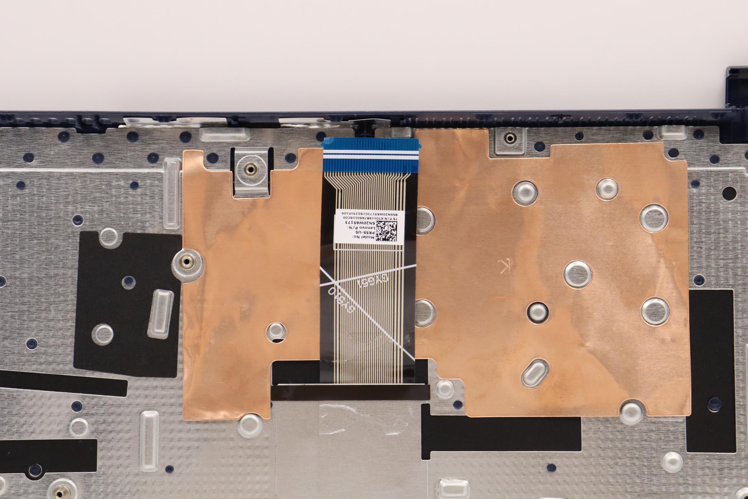 5CB1H77886 - Original Lenovo Keyboard with Upper Cover (Palmrest), English, 82RK, Fingerprint, AB N
