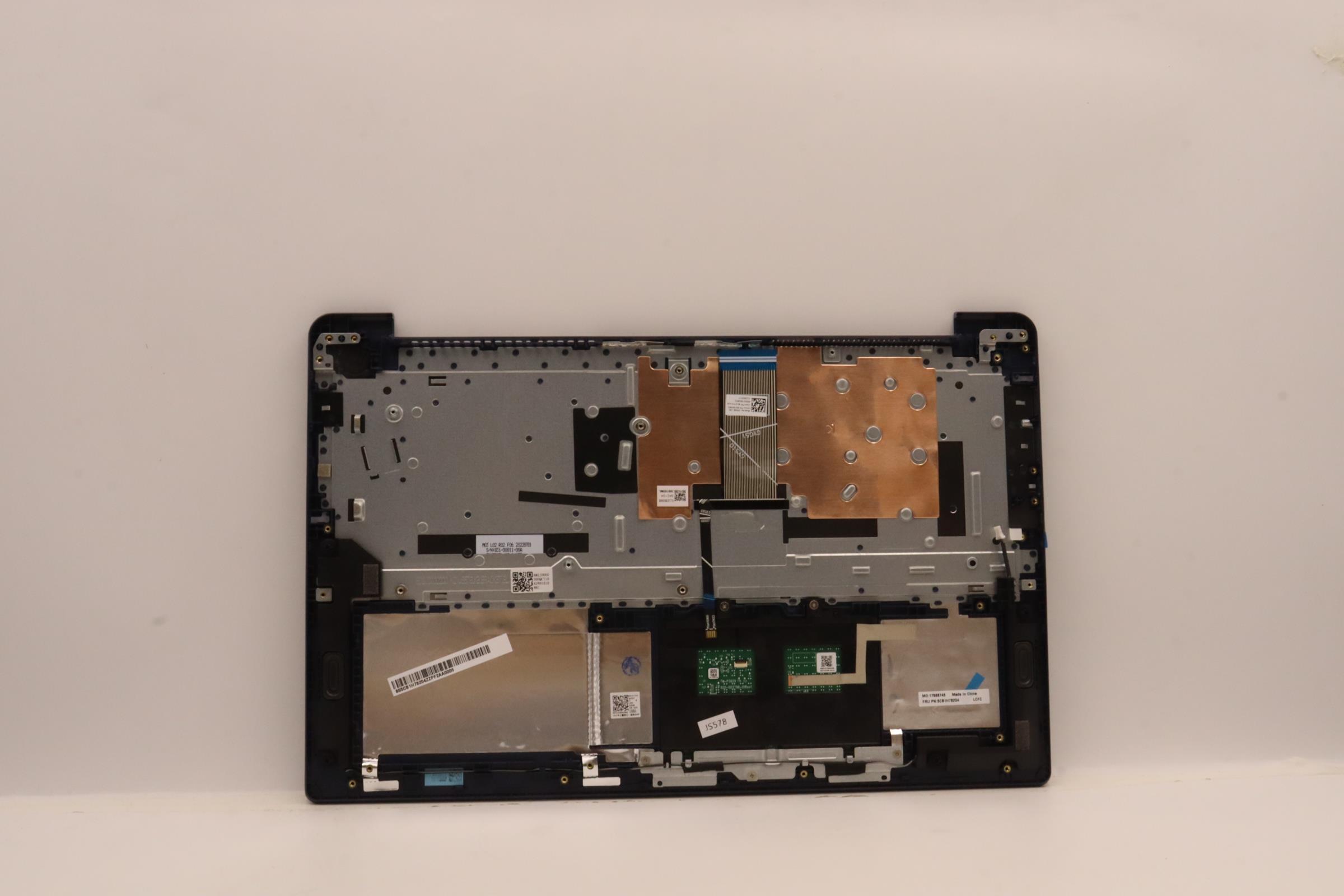 5CB1H78204 - Original Lenovo Keyboard with Upper Cover (Palmrest), English, 82RK, Non Fingerprint, AB, Backlight