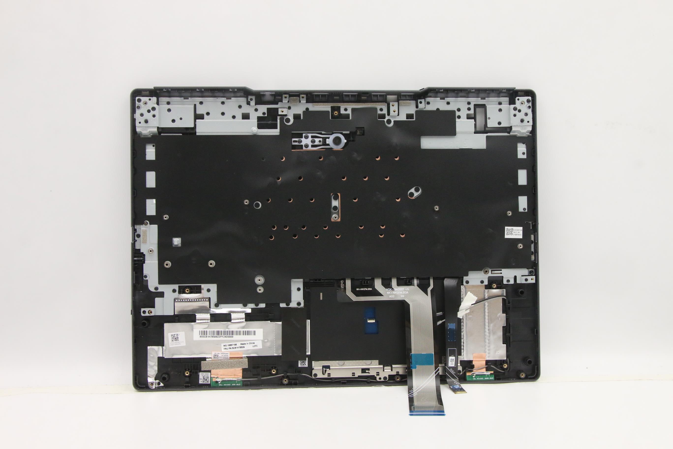 5CB1H78509 - Original Lenovo Keyboard with Upper Cover (Palmrest), English, 82RE, SG RGB