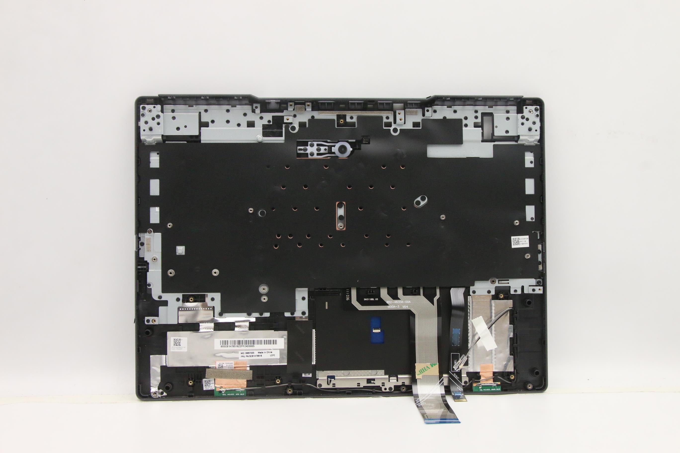 5CB1H78518 - Original Lenovo Keyboard with Upper Cover (Palmrest), English, 82RE, SGRGB