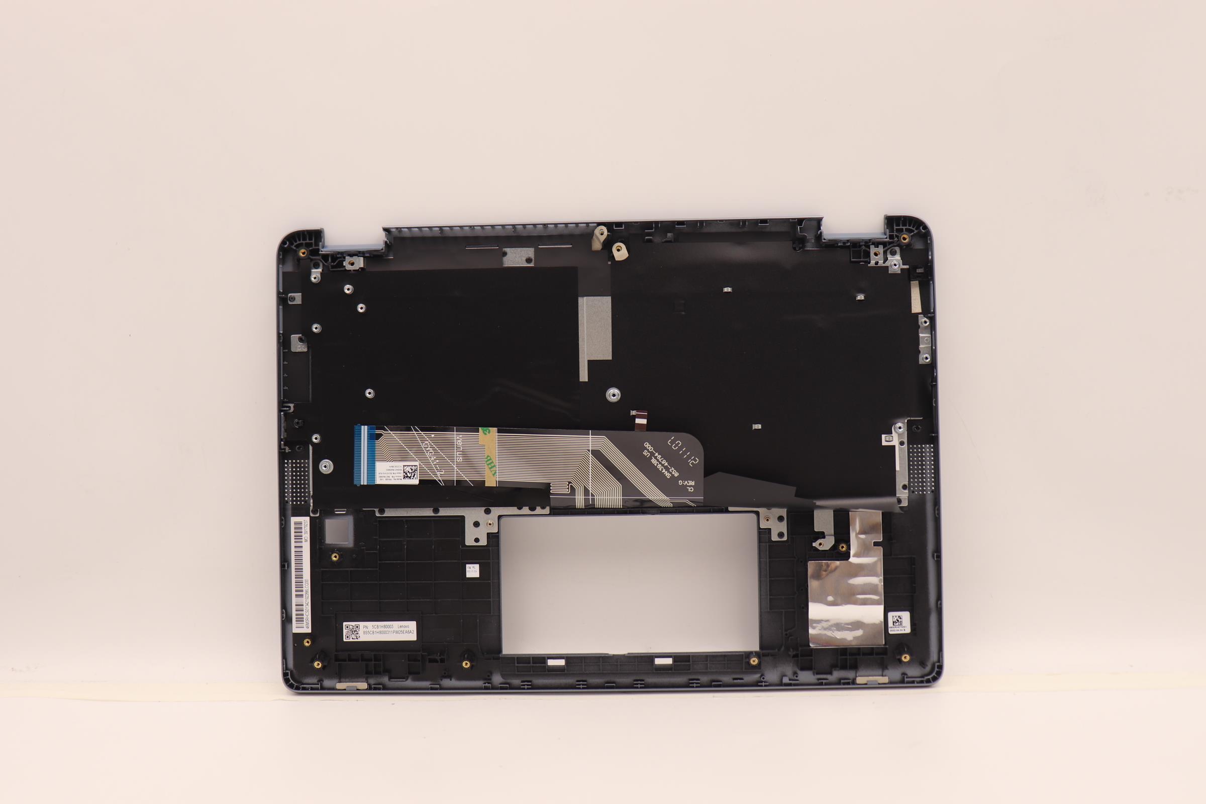 5CB1H80003 - Original Lenovo Keyboard with Upper Cover (Palmrest), English, Backlight