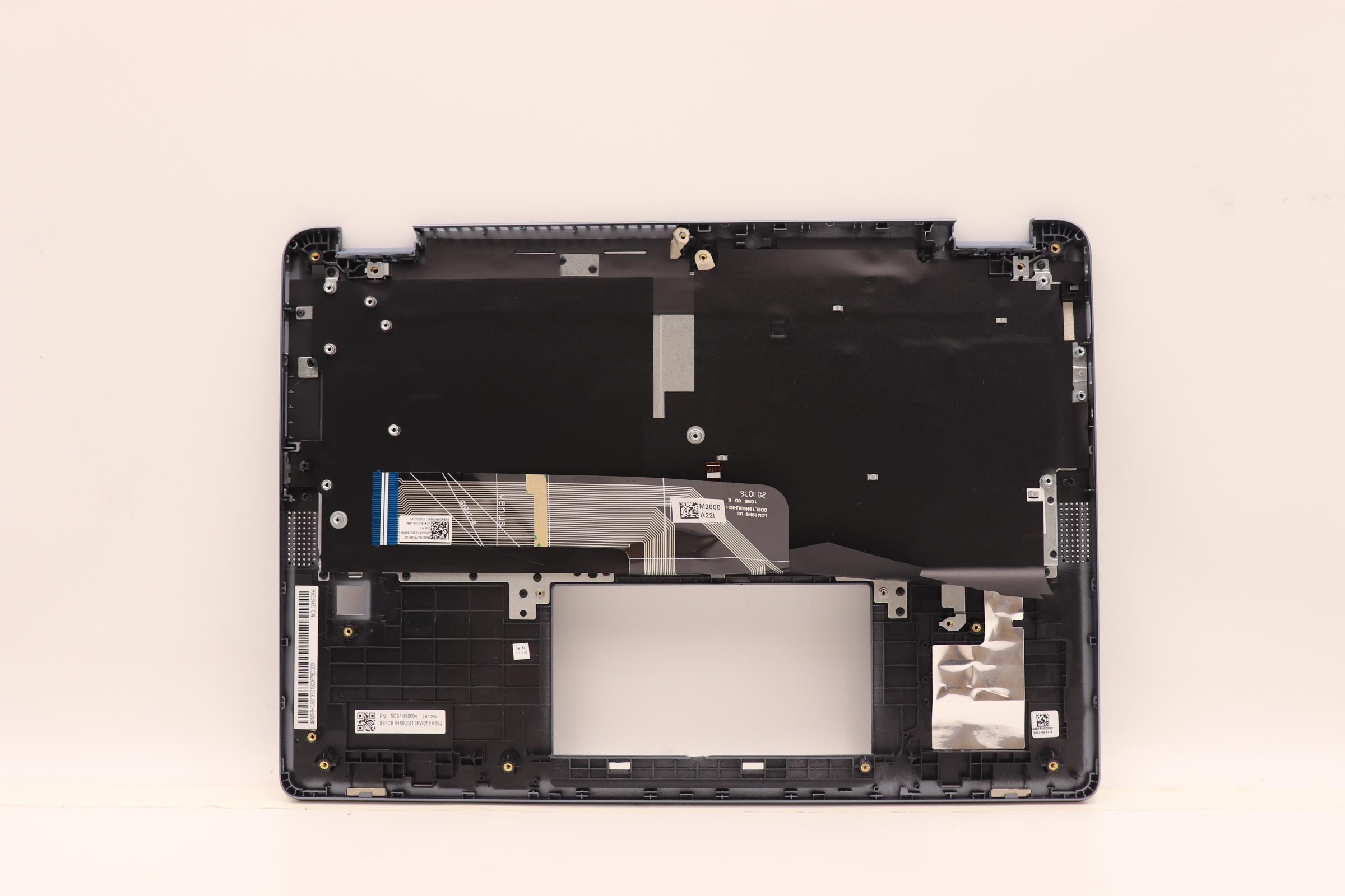5CB1H80004 - Original Lenovo Keyboard with Upper Cover (Palmrest), English, Shadow Black, Backlight
