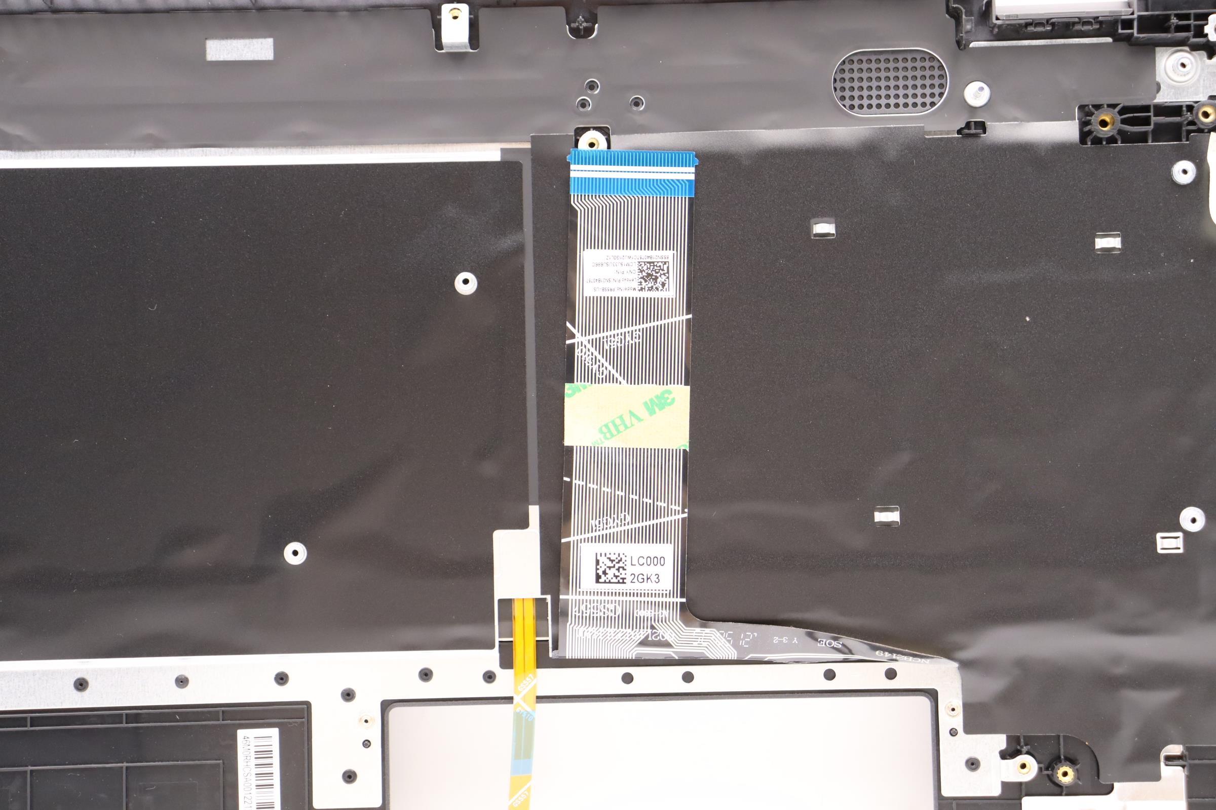 5CB1H80882 - Original Lenovo Keyboard with Upper Cover (Palmrest), English, Storm Grey