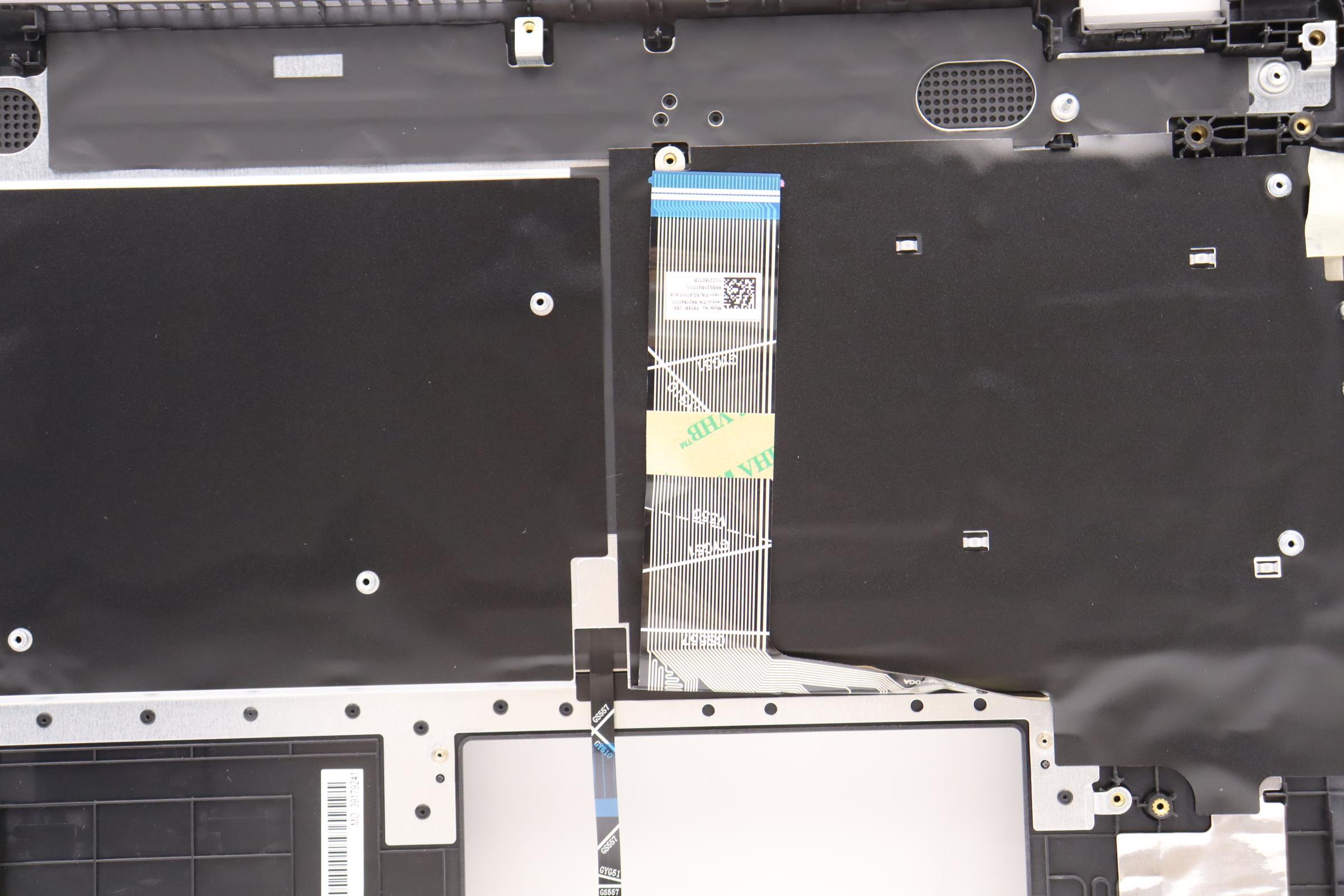 5CB1H80883 - Original Lenovo Keyboard with Upper Cover (Palmrest), English, Slate Grey, Backlight