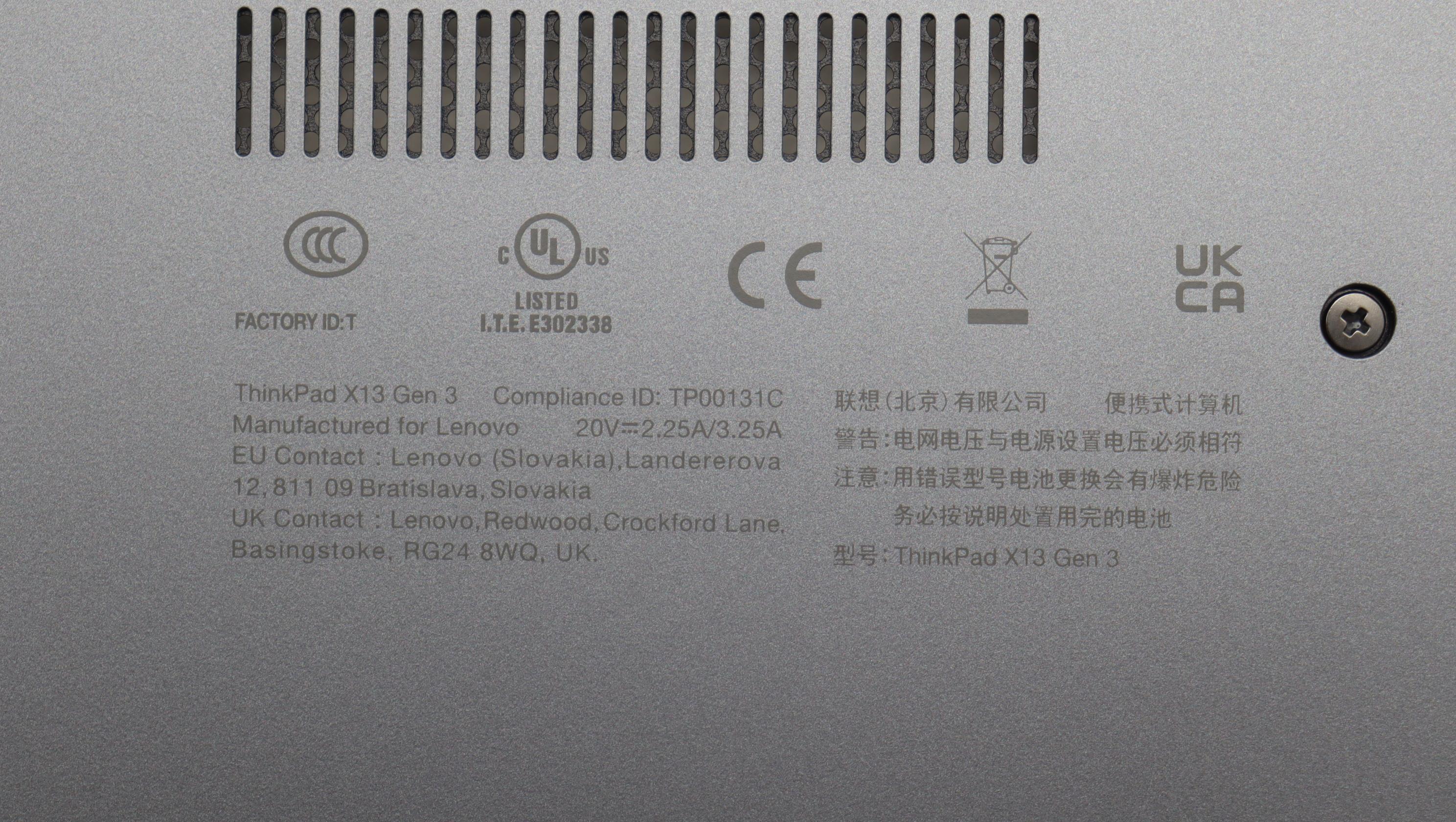 5CB1H81762 - Original Lenovo COVER FRU_D_COVER_AL_WWAN_SLV_ASSY