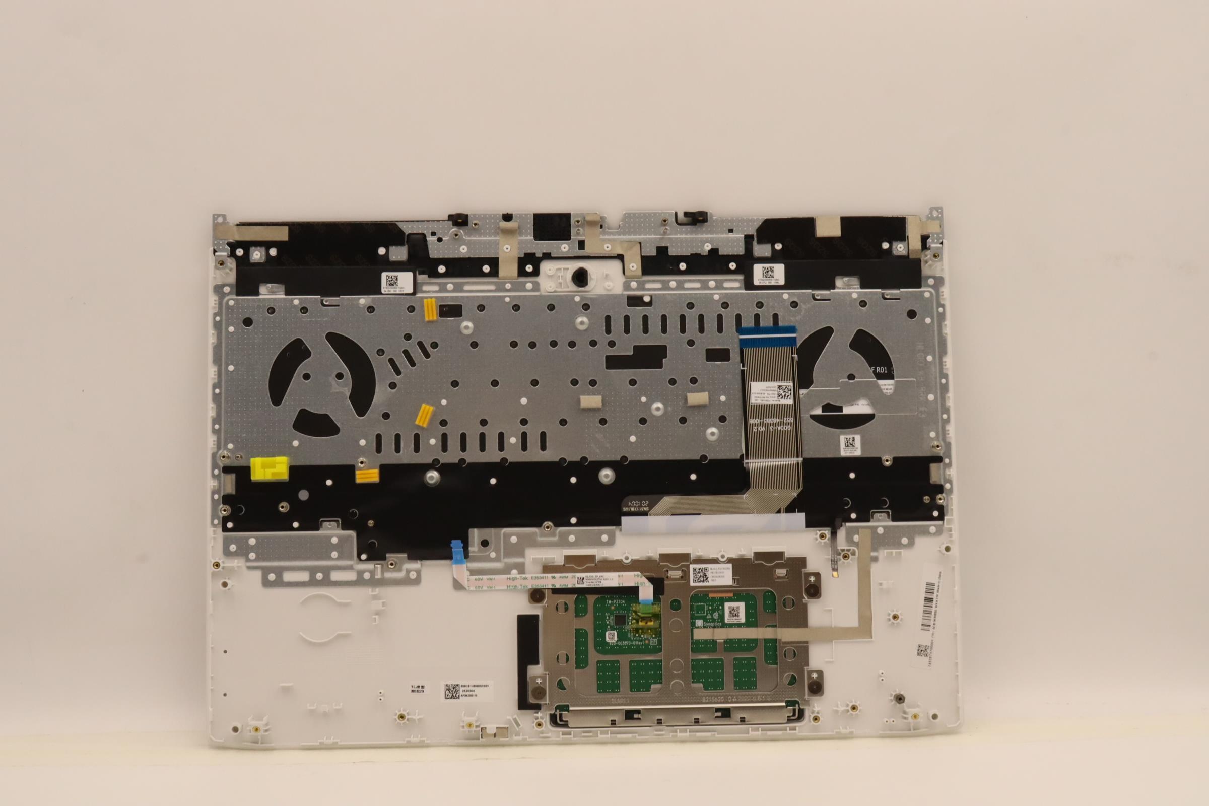 5CB1H89880 - Original Lenovo Keyboard with Palmrest (Cover), English, White Backlight, 82S9