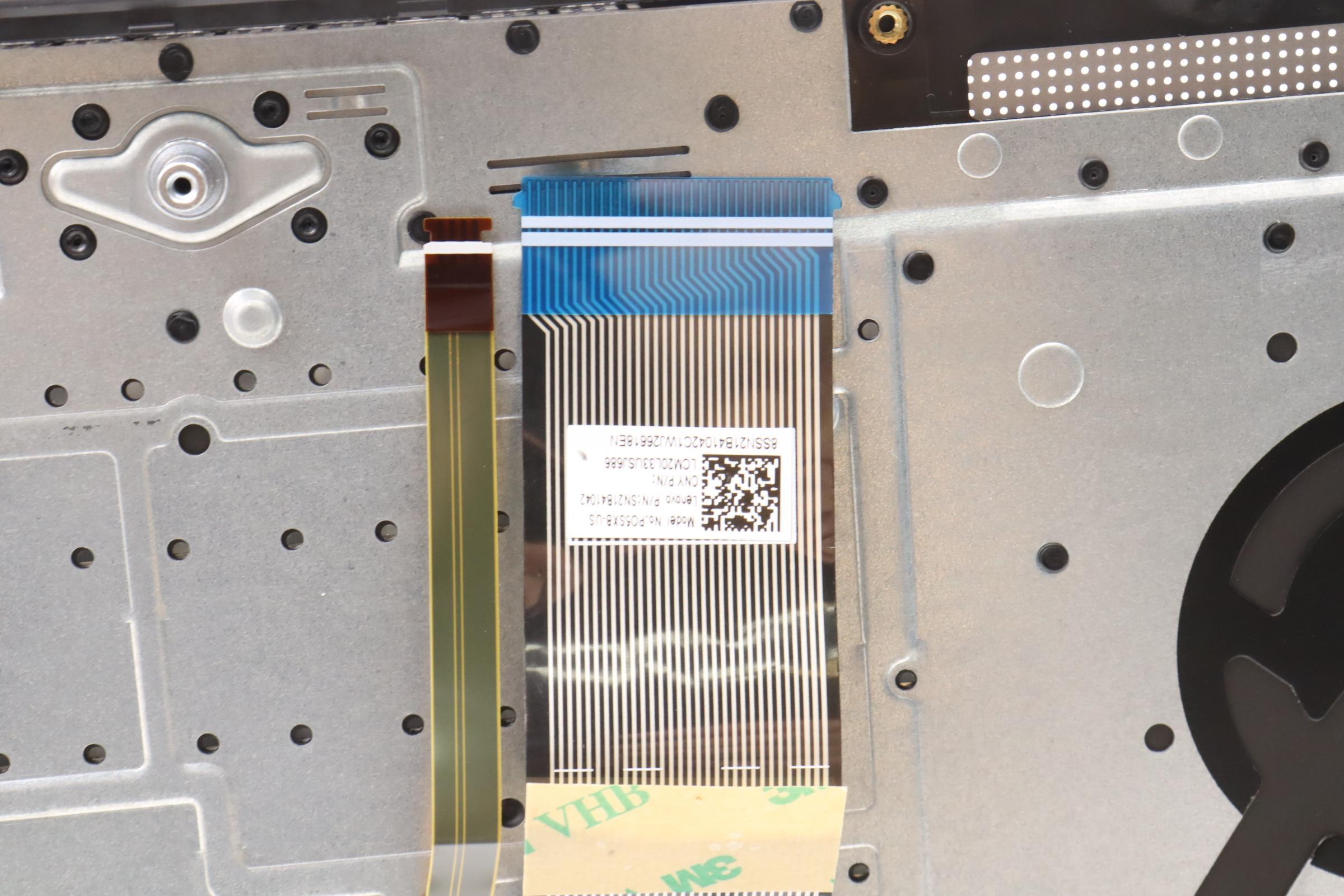 5CB1H92882 - Original Lenovo Keyboard with Upper Cover (Palmrest), English, 82SK, CLGY DIS