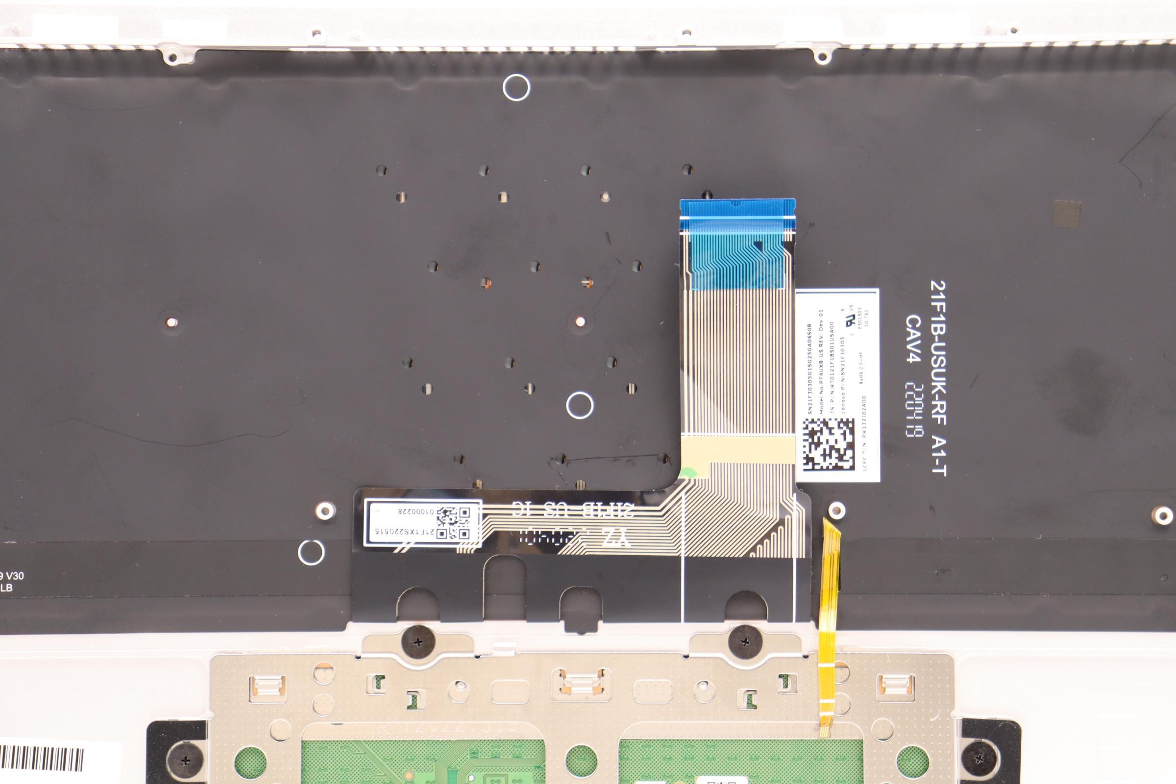 5CB1J10176 - Original Lenovo Keyboard with Upper Cover (Palmrest), English, 82T0