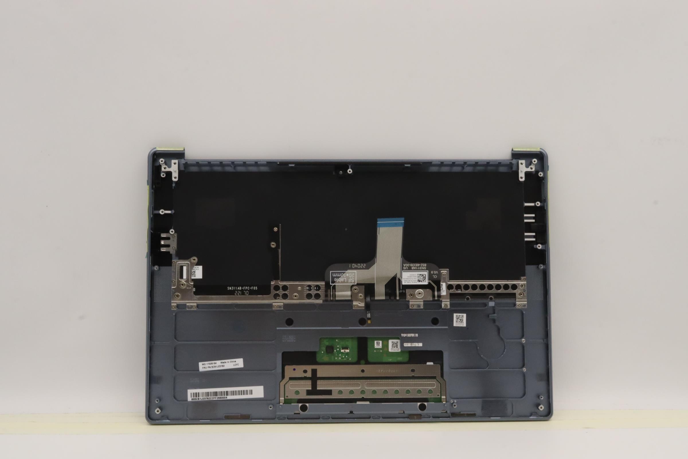 5CB1J23782 - Original Lenovo Keyboard with Upper Cover (Palmrest), English, 82TK, _DT