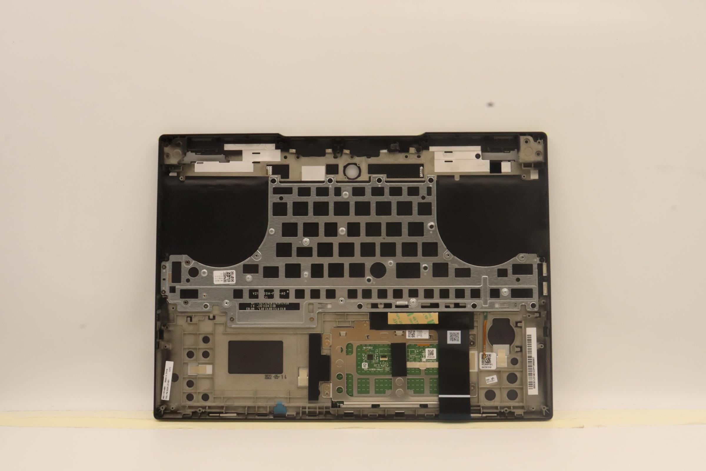5CB1J31491 - Original Lenovo Keyboard with Palmrest (Cover), English, White Backlight, 82UG