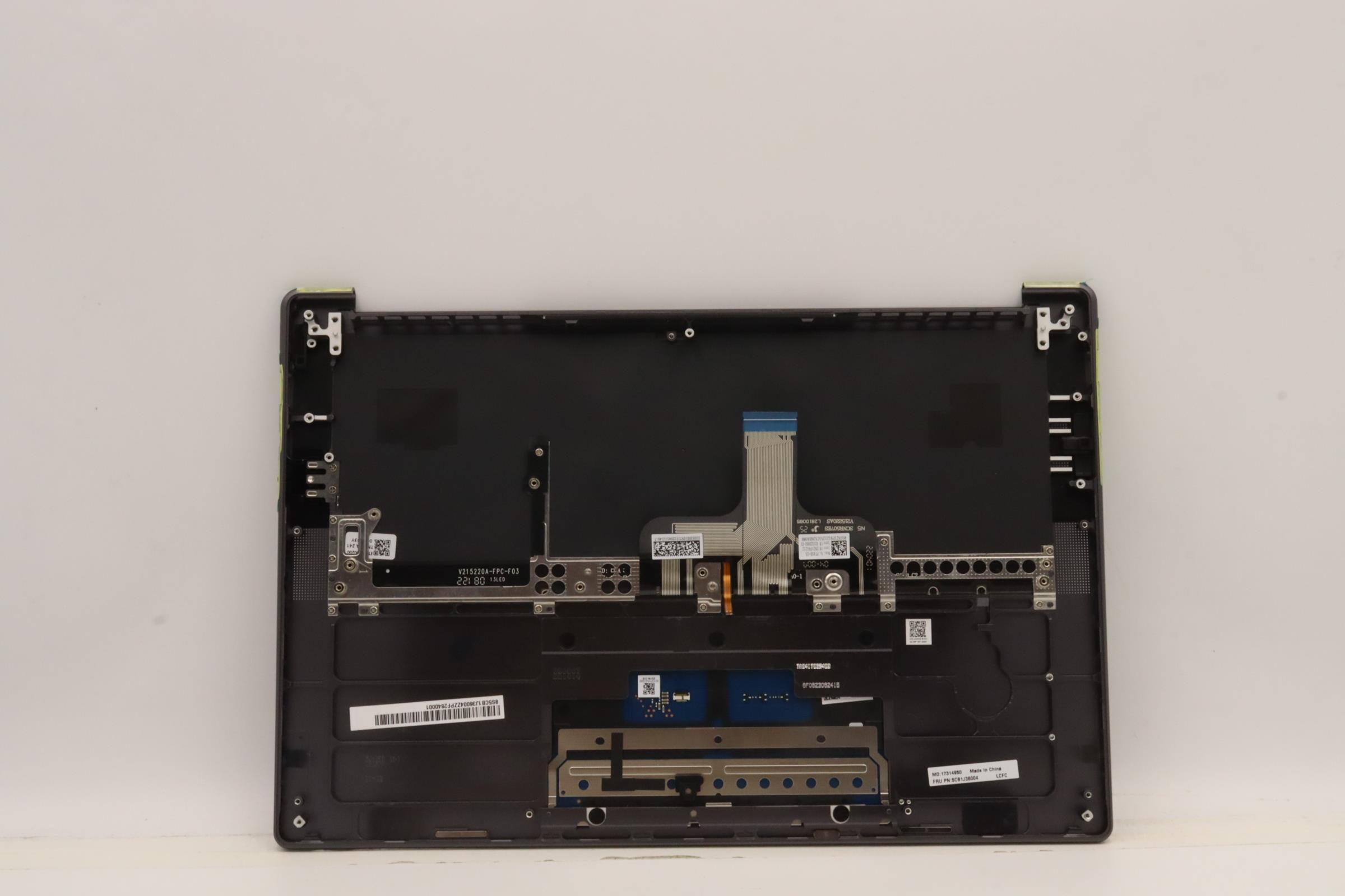 5CB1J36004 - Original Lenovo Keyboard with Upper Cover (Palmrest), English, 82TL, SG