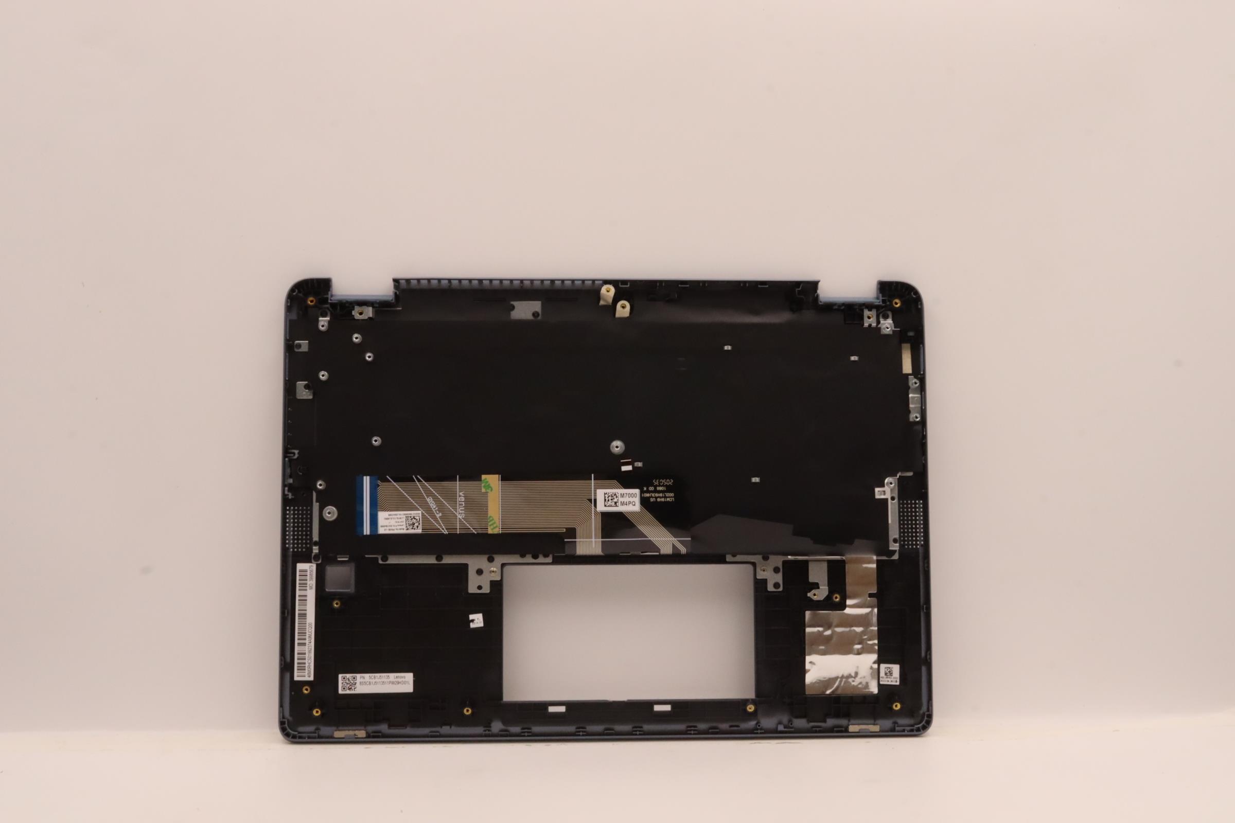 5CB1J51135 - Original Lenovo Keyboard with Palmrest (Cover), English, Shadow Black, Backlight, 82VC