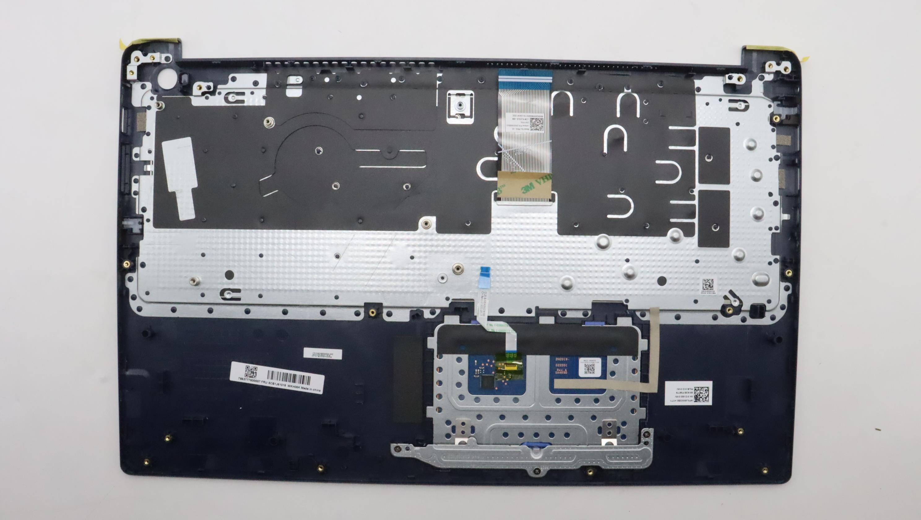 5CB1J61018 - Original Lenovo Keyboard with Palmrest (Cover), English, Abyss Blue, Fingerprint, 82VG