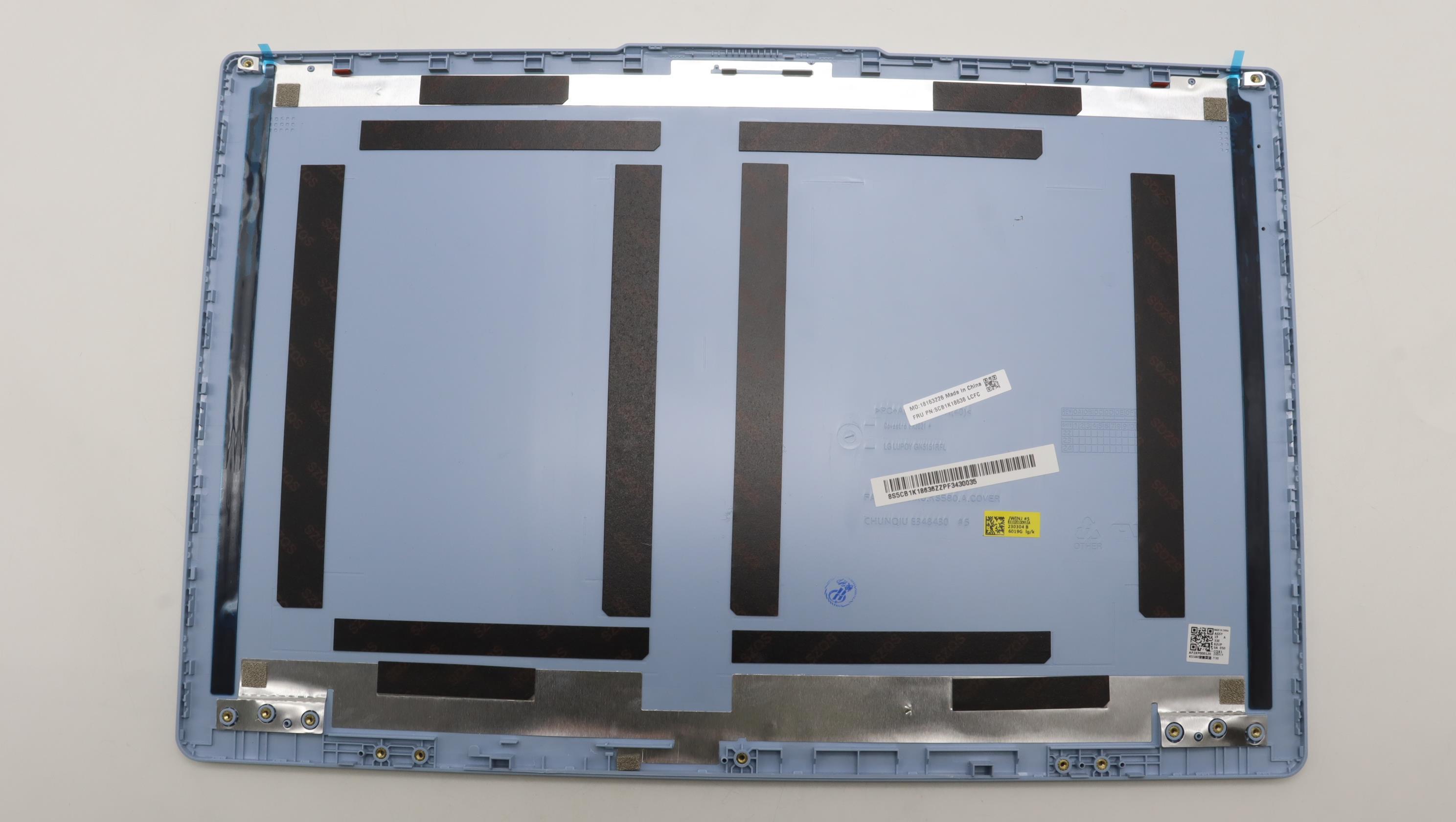5CB1K18636 - Original Lenovo COVER Cover L 82XB LCD Cover FB T30