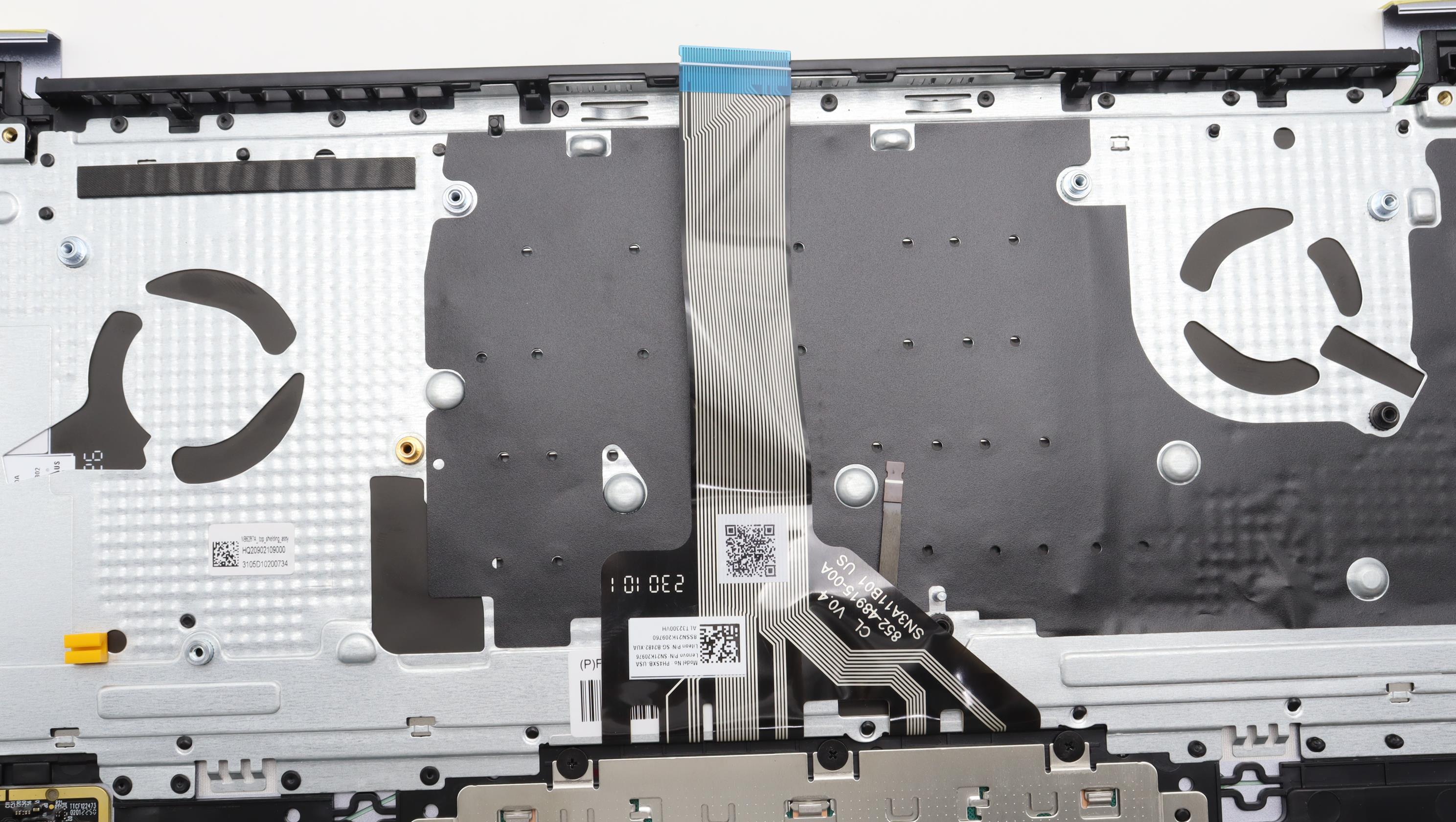5CB1K78269 - Original Lenovo Keyboard with Palmrest (Cover), English, Mineral Grey, Fingerprint, 82WV