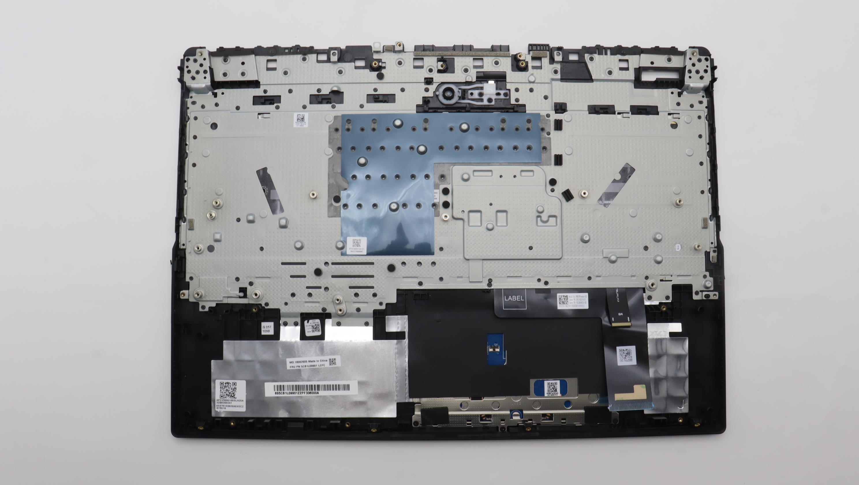 5CB1L09901 - Original Lenovo Keyboard with Palmrest (Cover), English, RGB Backlight, 82WQ