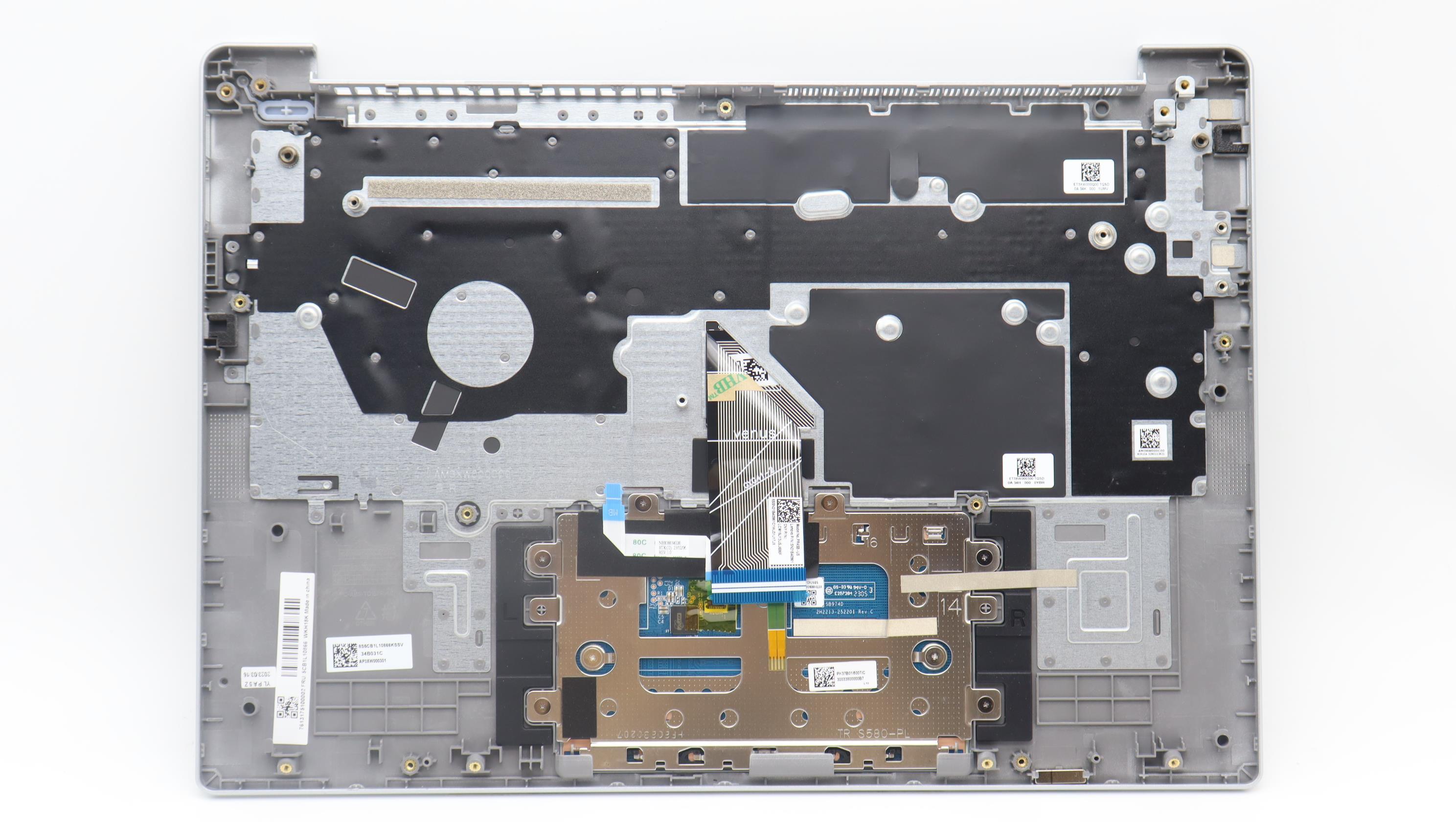 5CB1L10866 - Original Lenovo Keyboard with Upper Cover (Palmrest), English, 82XD, Non_Fingerprint, CG, Backlight, PL