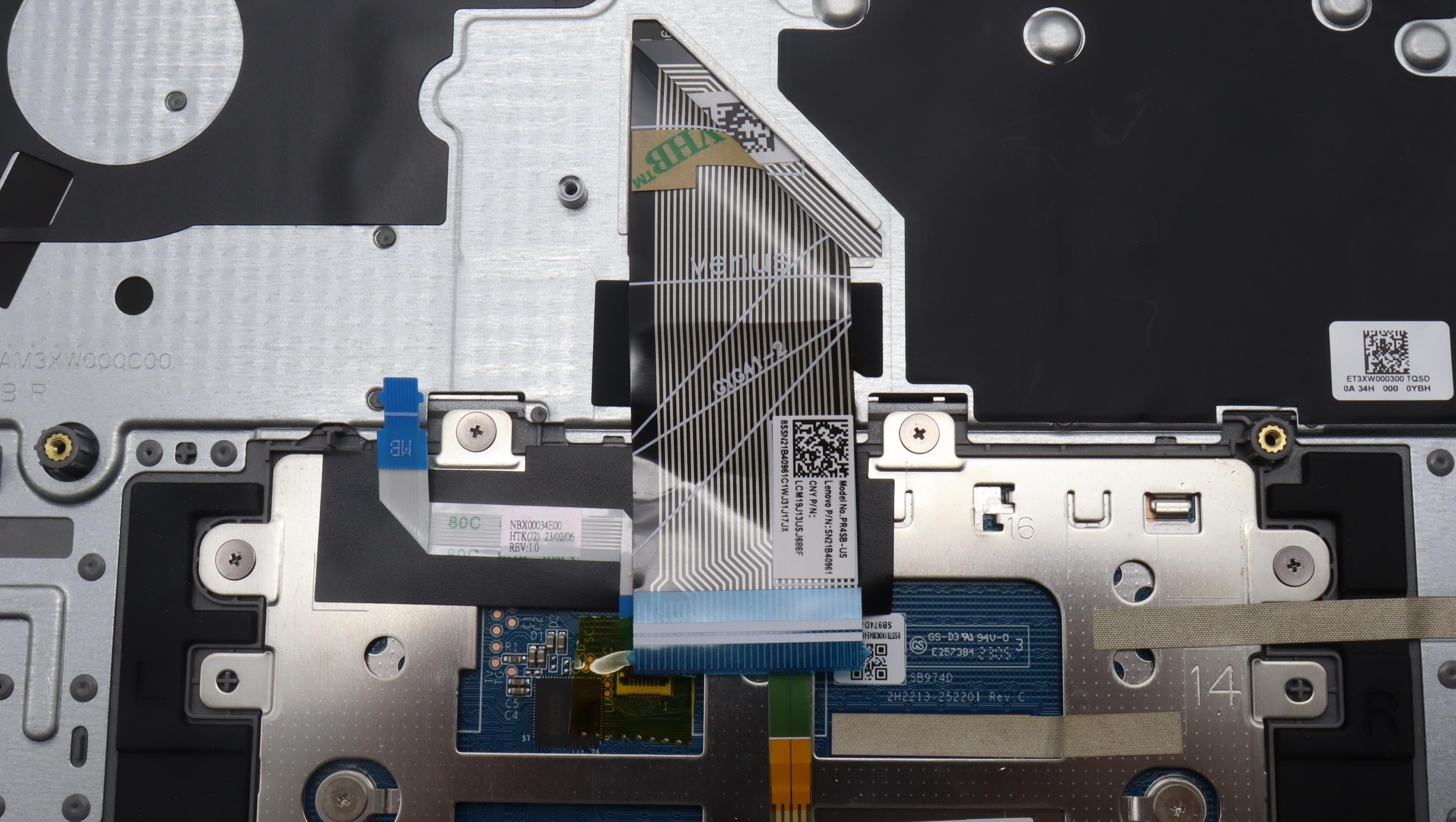 5CB1L10866 - Original Lenovo Keyboard with Upper Cover (Palmrest), English, 82XD, Non_Fingerprint, CG, Backlight, PL