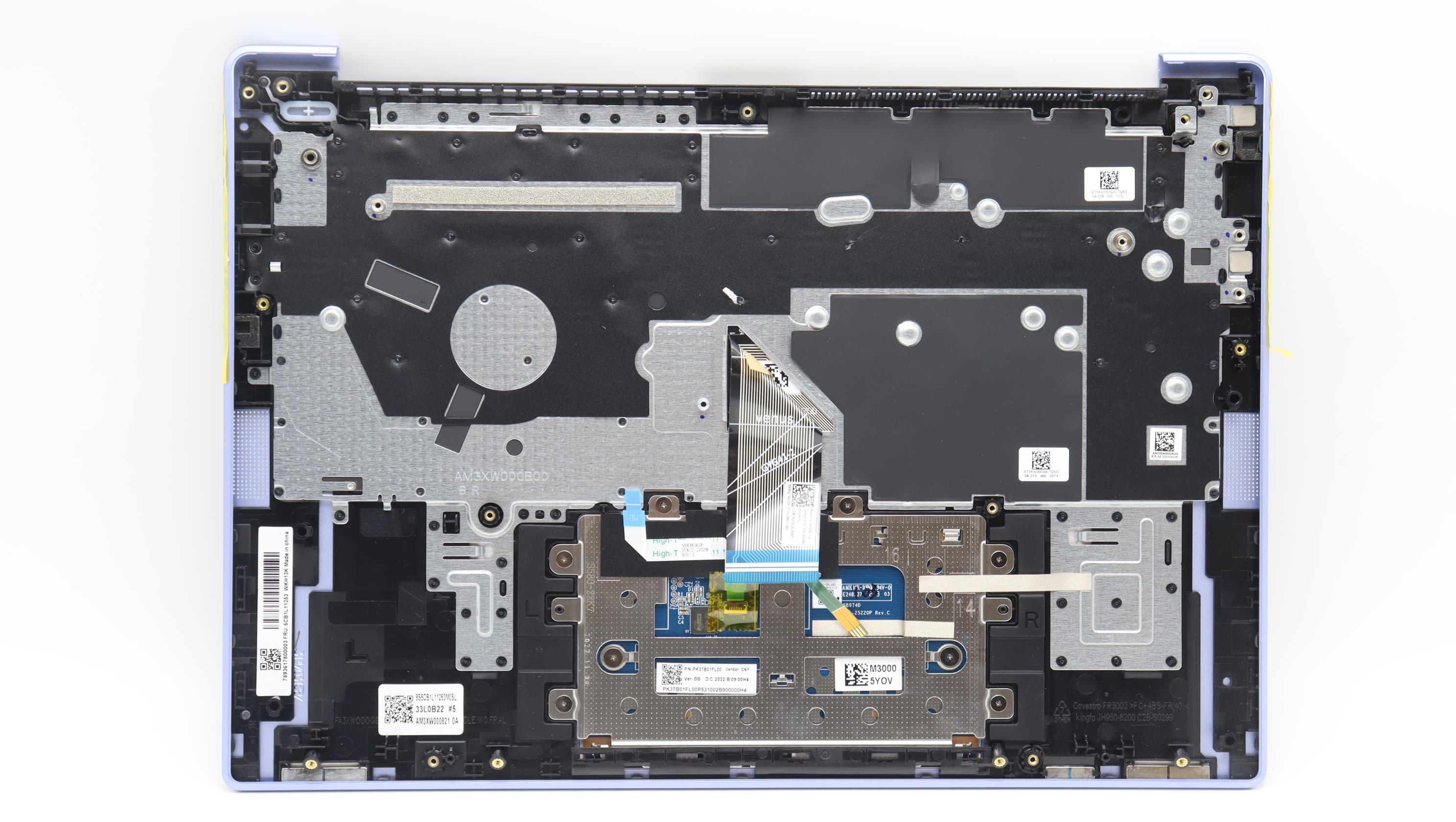 5CB1L11253 - Original Lenovo Keyboard with Palmrest (Cover), English, Backlight, Non_Fingerprint, 82XD