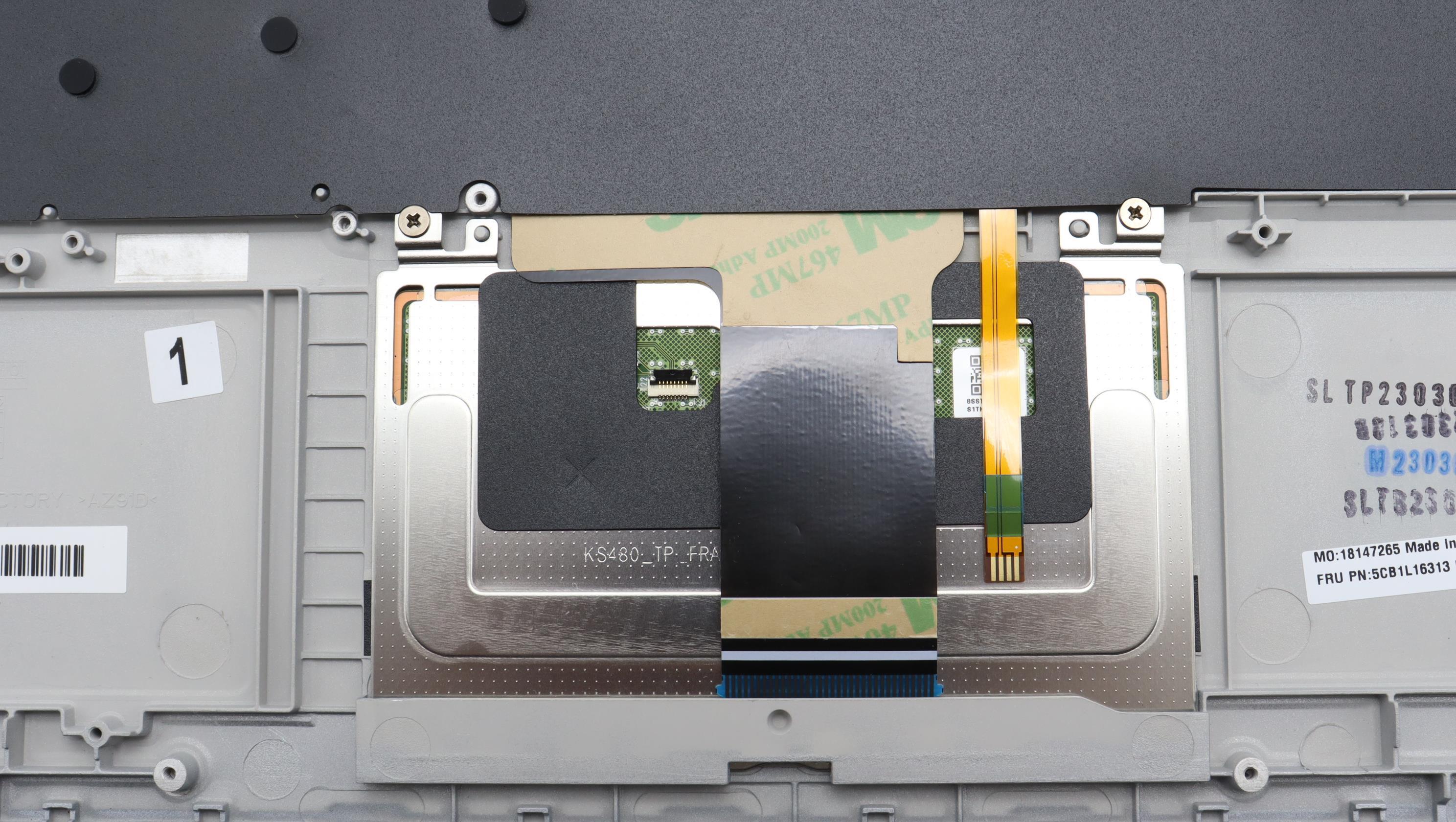 5CB1L16313 - Original Lenovo Keyboard with Upper Cover (Palmrest), English, 82XS, FPW/SCREW