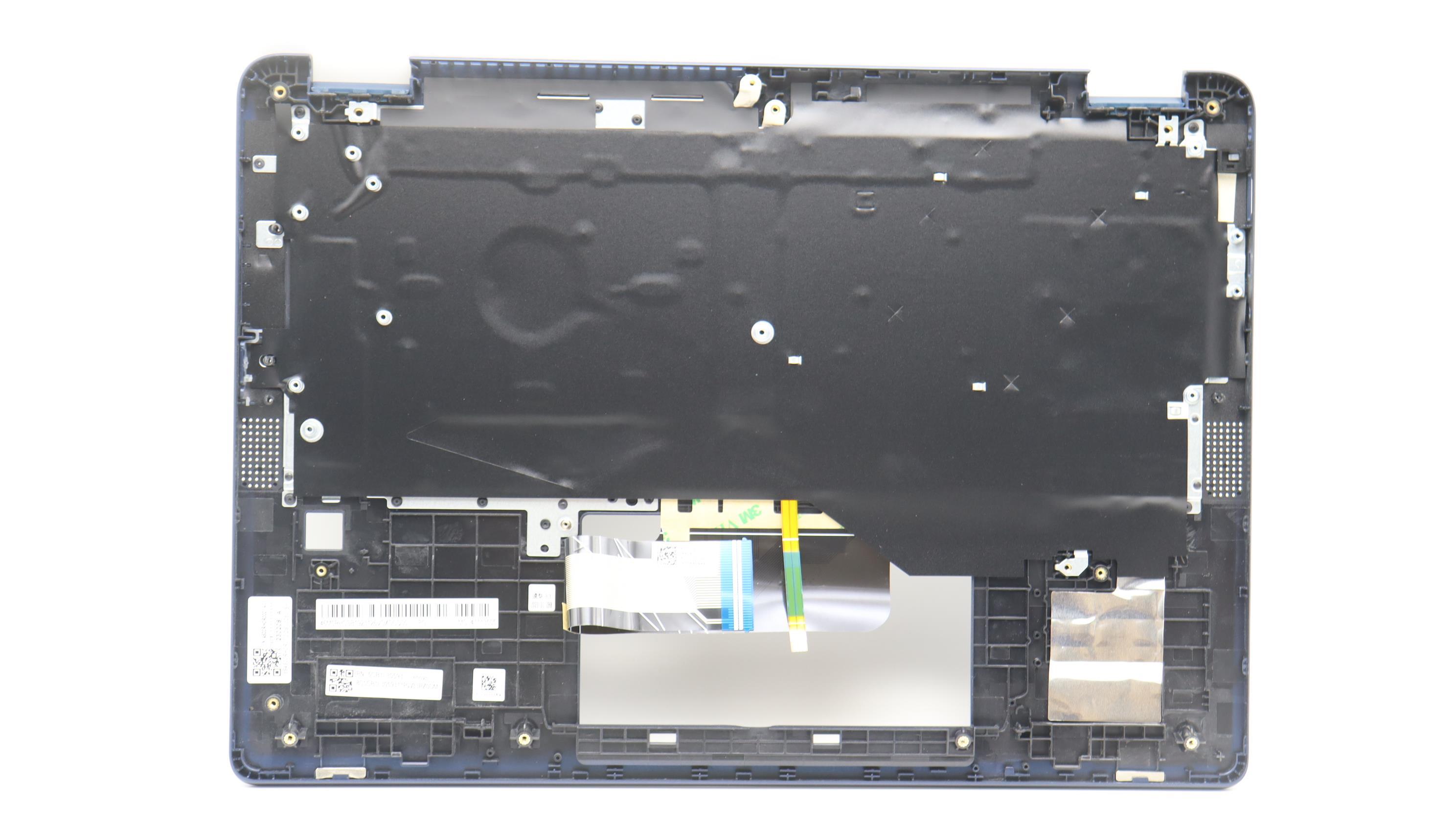 5CB1L30593 - Original Lenovo Keyboard with Palmrest (Cover), English, Abyss Blue, Backlight, 82Y0