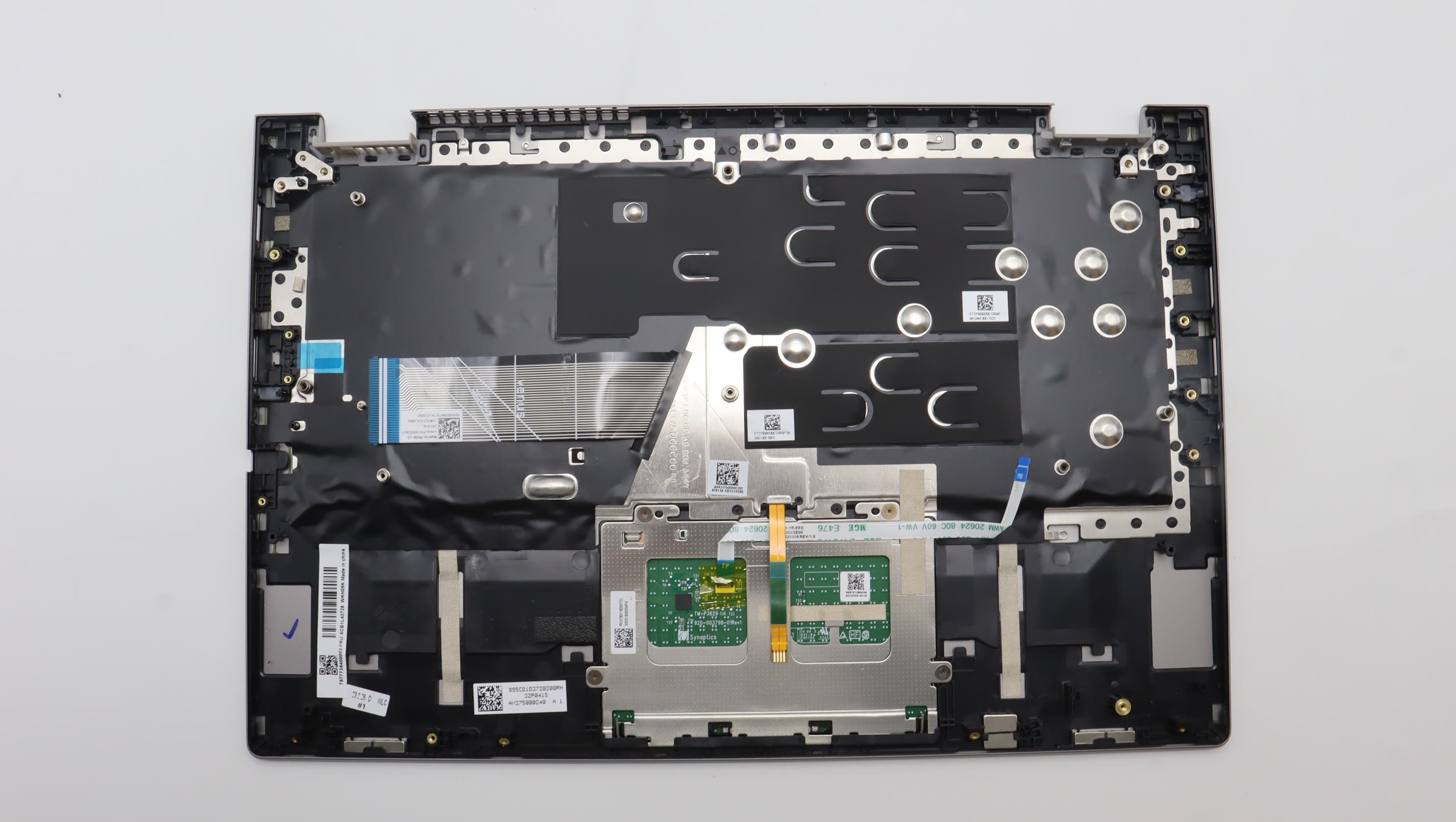 5CB1L43725 - Original Lenovo Keyboard with Palmrest (Cover), English, Backlight, 21JG
