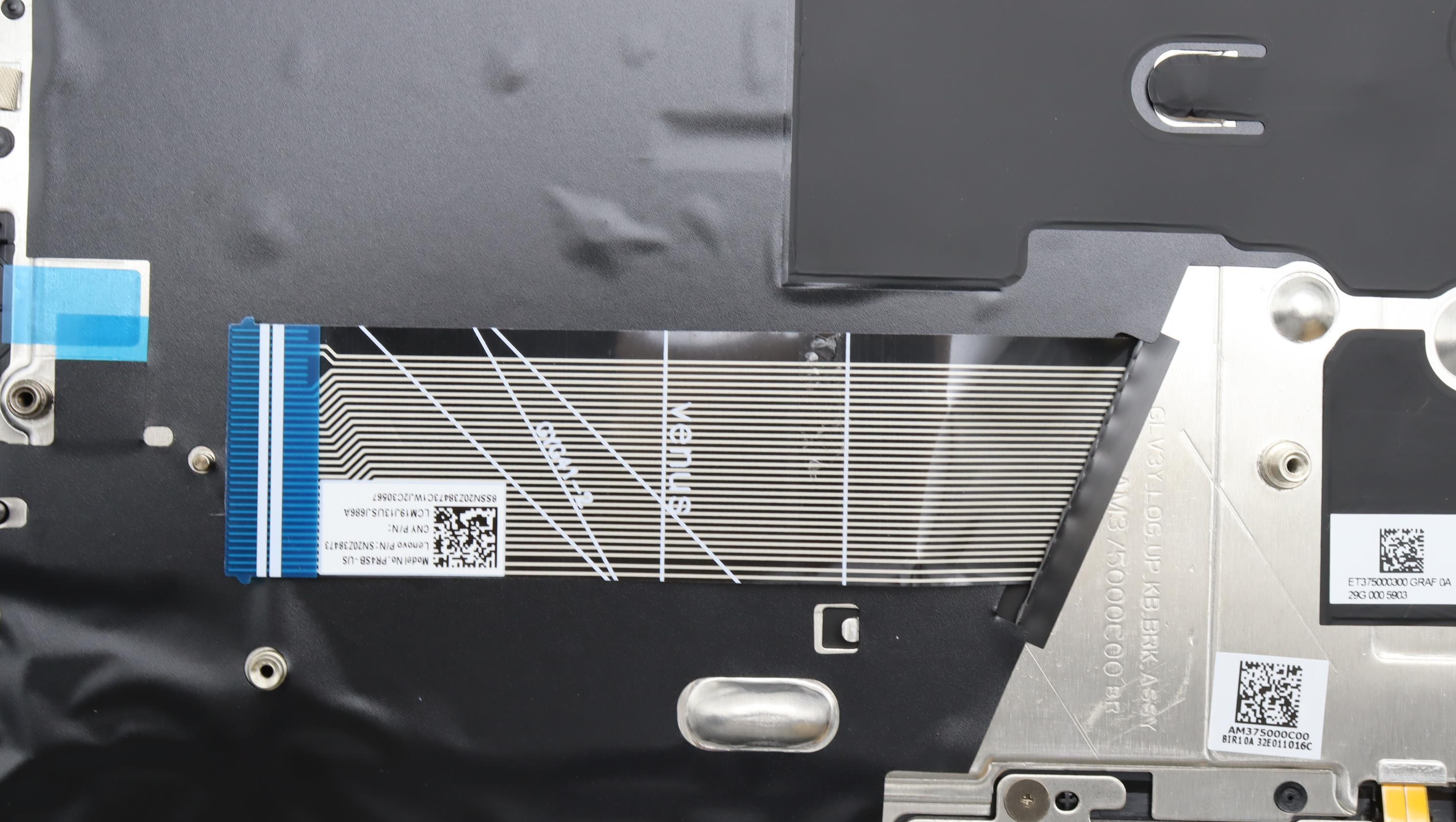 5CB1L43725 - Original Lenovo Keyboard with Palmrest (Cover), English, Backlight, 21JG