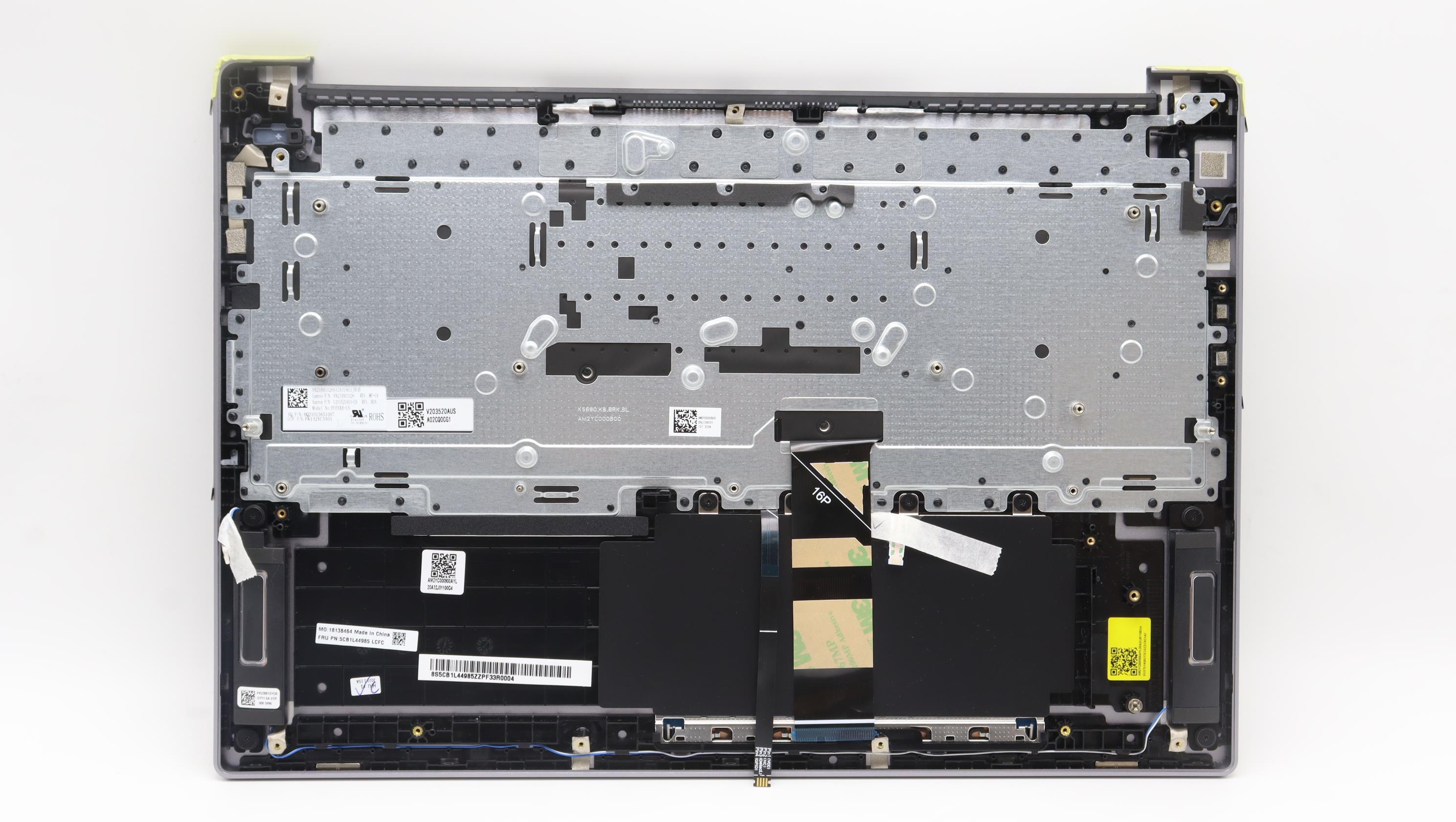 5CB1L44985 - Original Lenovo Keyboard with Upper Cover (Palmrest), English, 83AQ, A/G