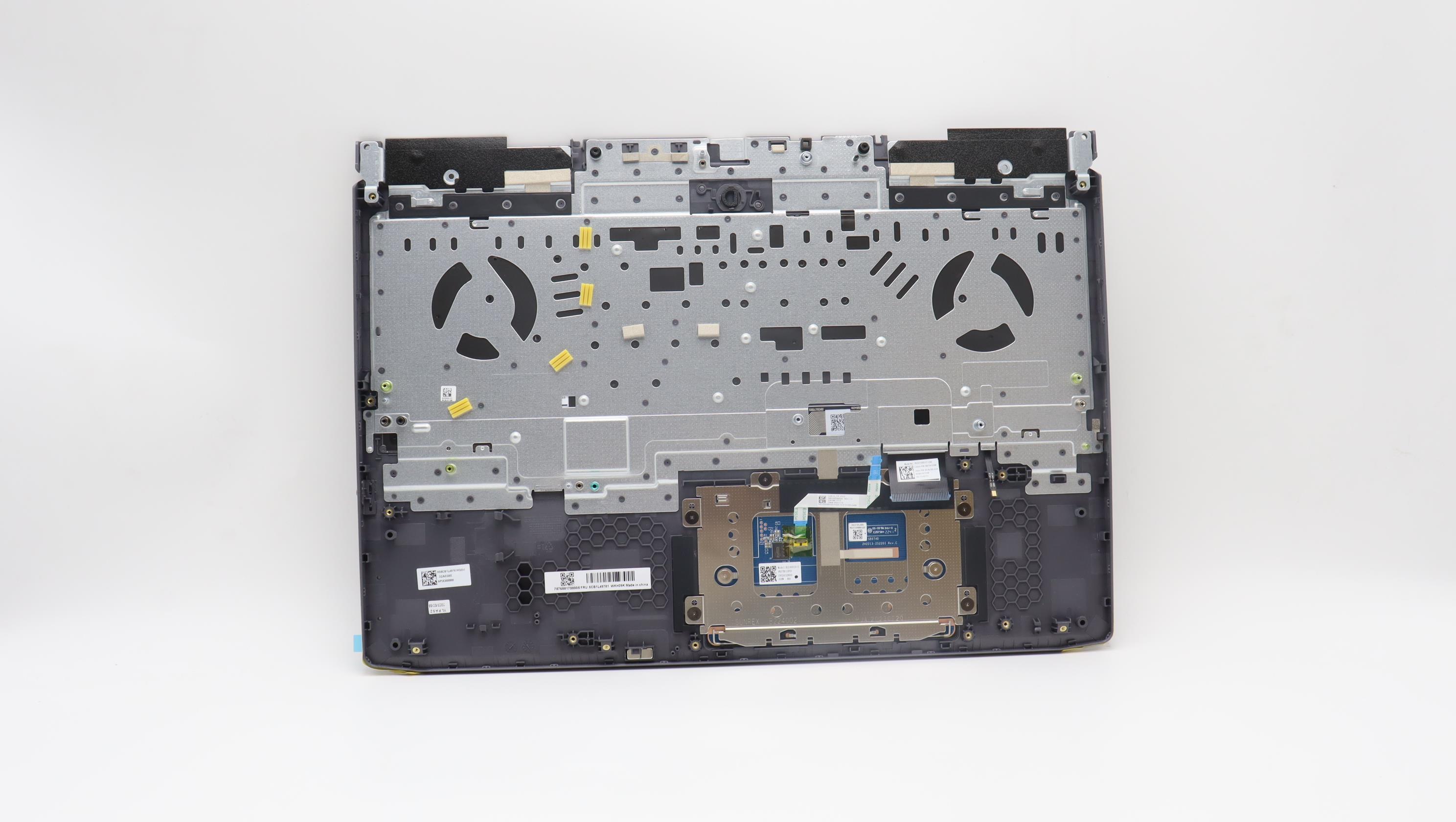 5CB1L49781 - Original Lenovo Keyboard with Palmrest (Cover), English, Backlight, 82XV