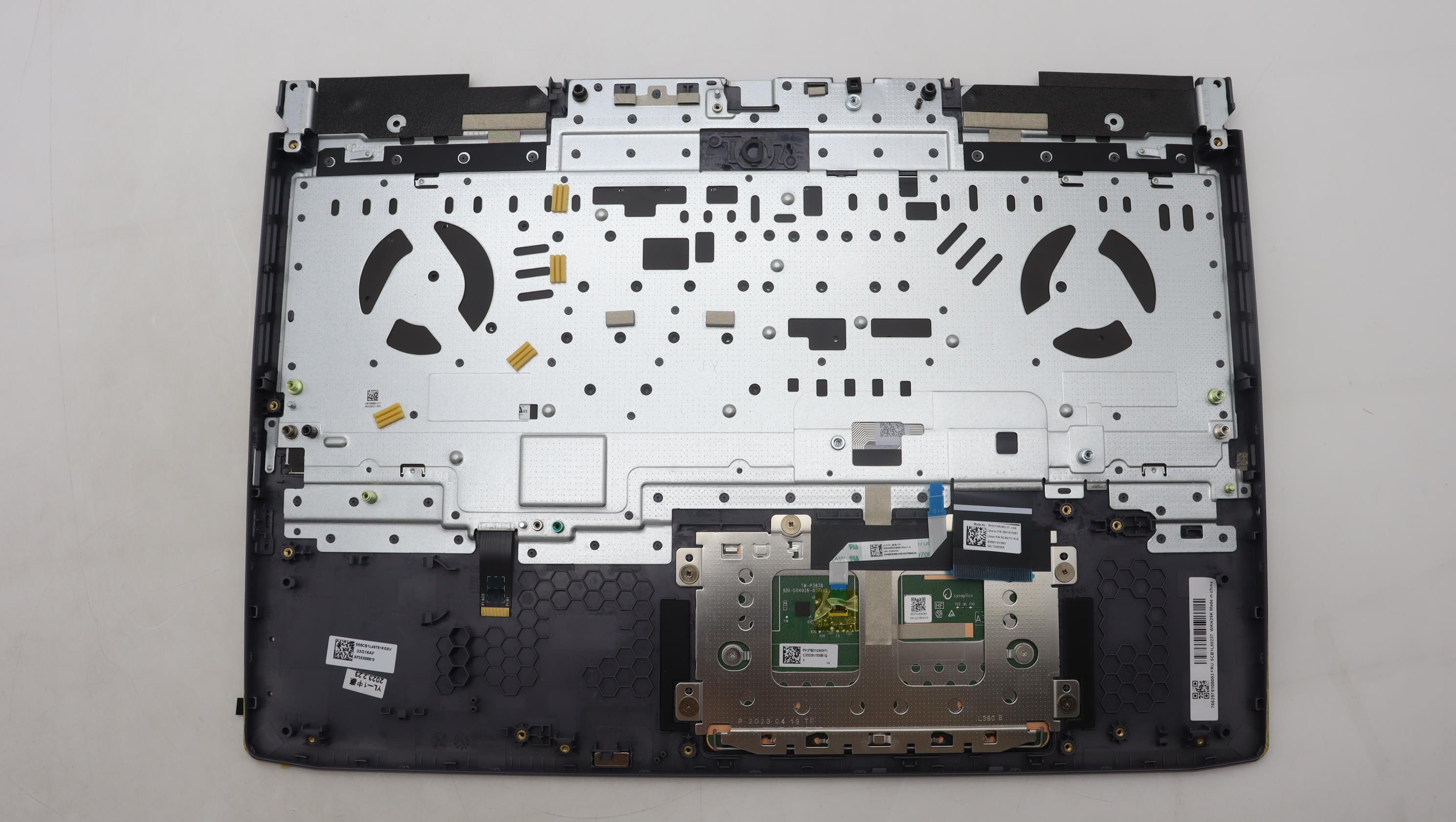 5CB1L50237 - Original Lenovo Keyboard with Palmrest (Cover), English, RGB Backlight, 82XV