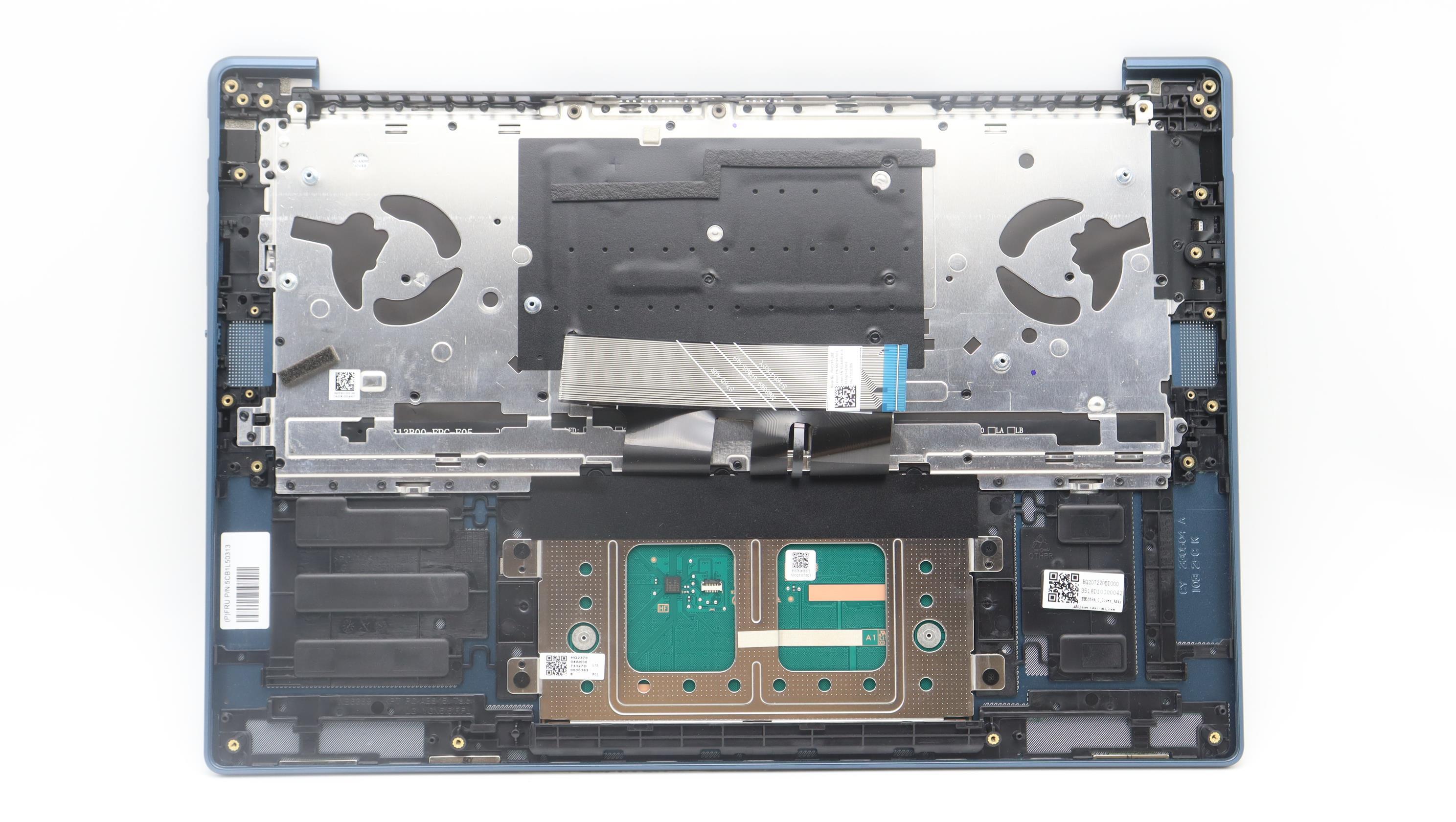 5CB1L50313 - Original Lenovo Keyboard with Upper Cover (Palmrest), English, 83AU, TT PS
