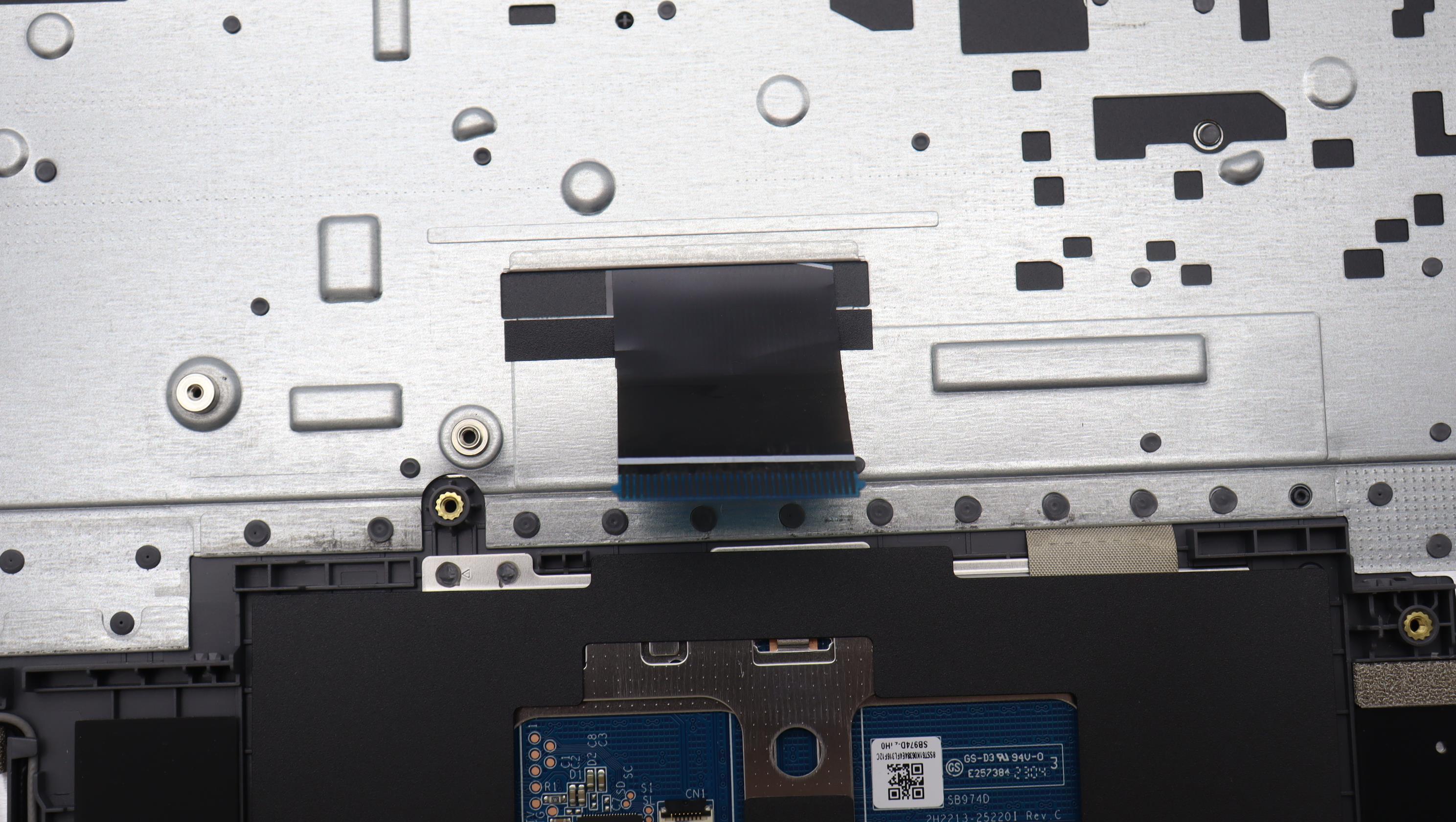 5CB1L52283 - Original Lenovo Keyboard with Upper Cover (Palmrest), English, 82X8, Fingerprint, No Backlight, Arctic Grey