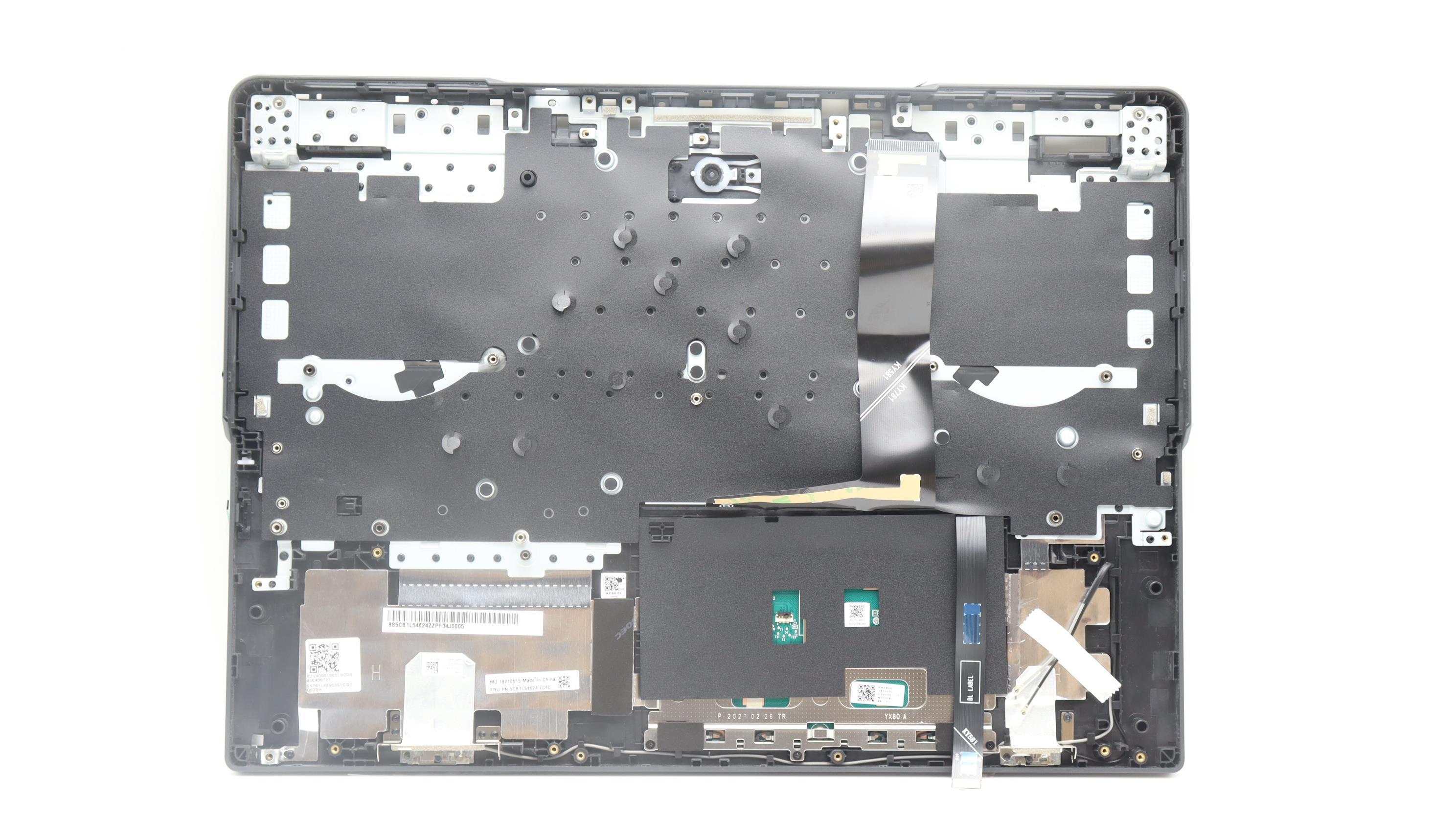 5CB1L54624 - Original Lenovo Keyboard with Palmrest (Cover), English, RGB Backlight, 82WM