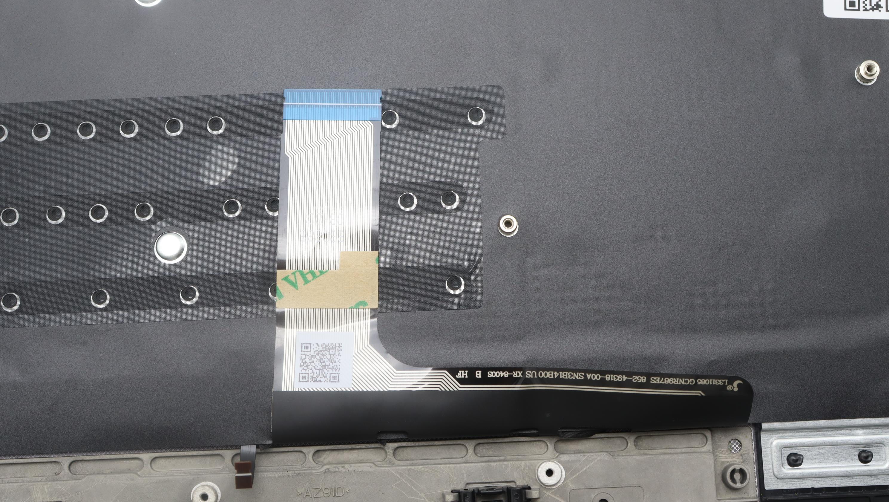 5CB1L55141 - Original Lenovo Keyboard with Palmrest (Cover), English, Storm Grey, 83BY