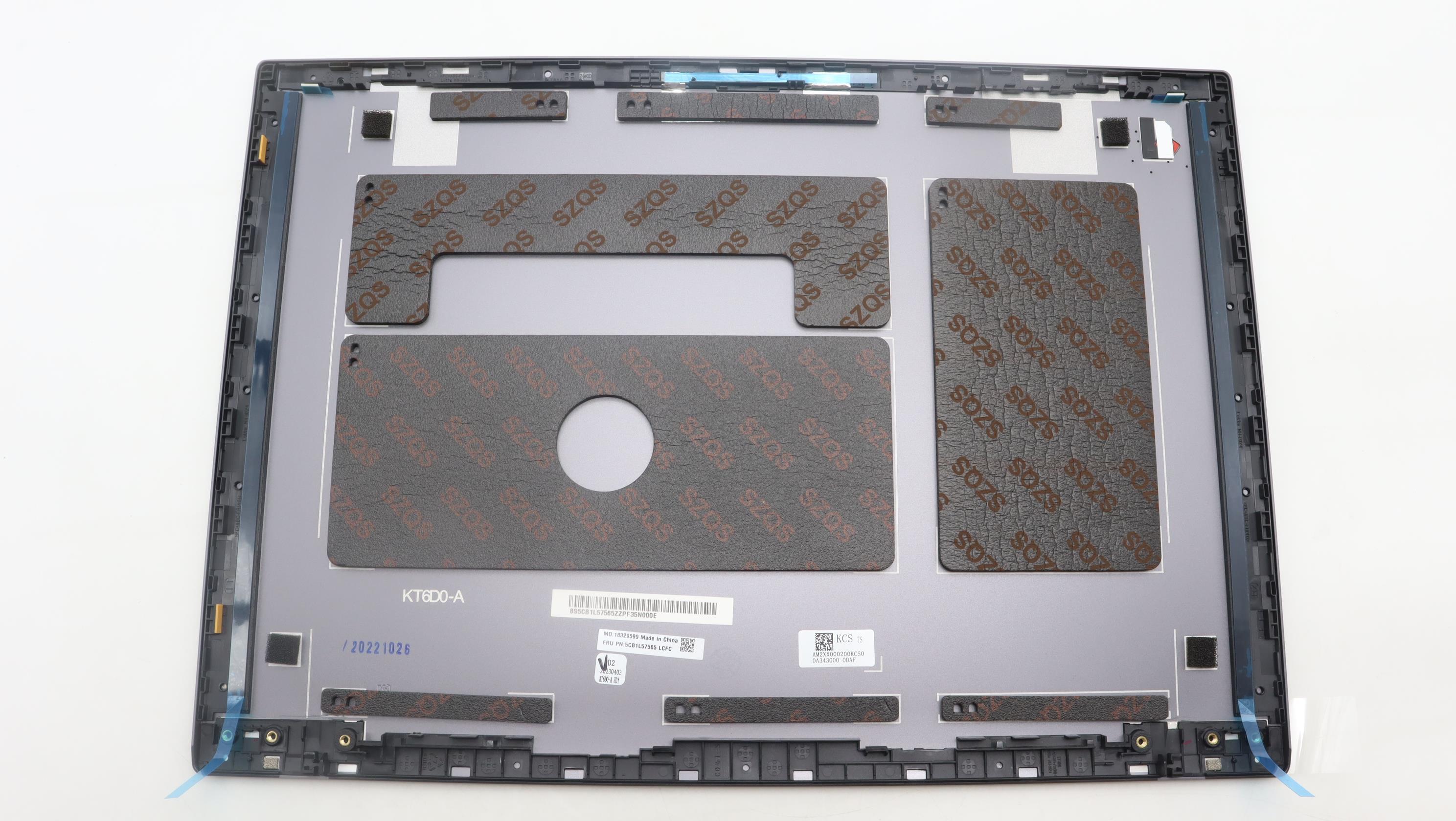5CB1L57565 - Original Lenovo COVER KT6D0_A_COVER_AL_TS_RGB_SUB_ASSY