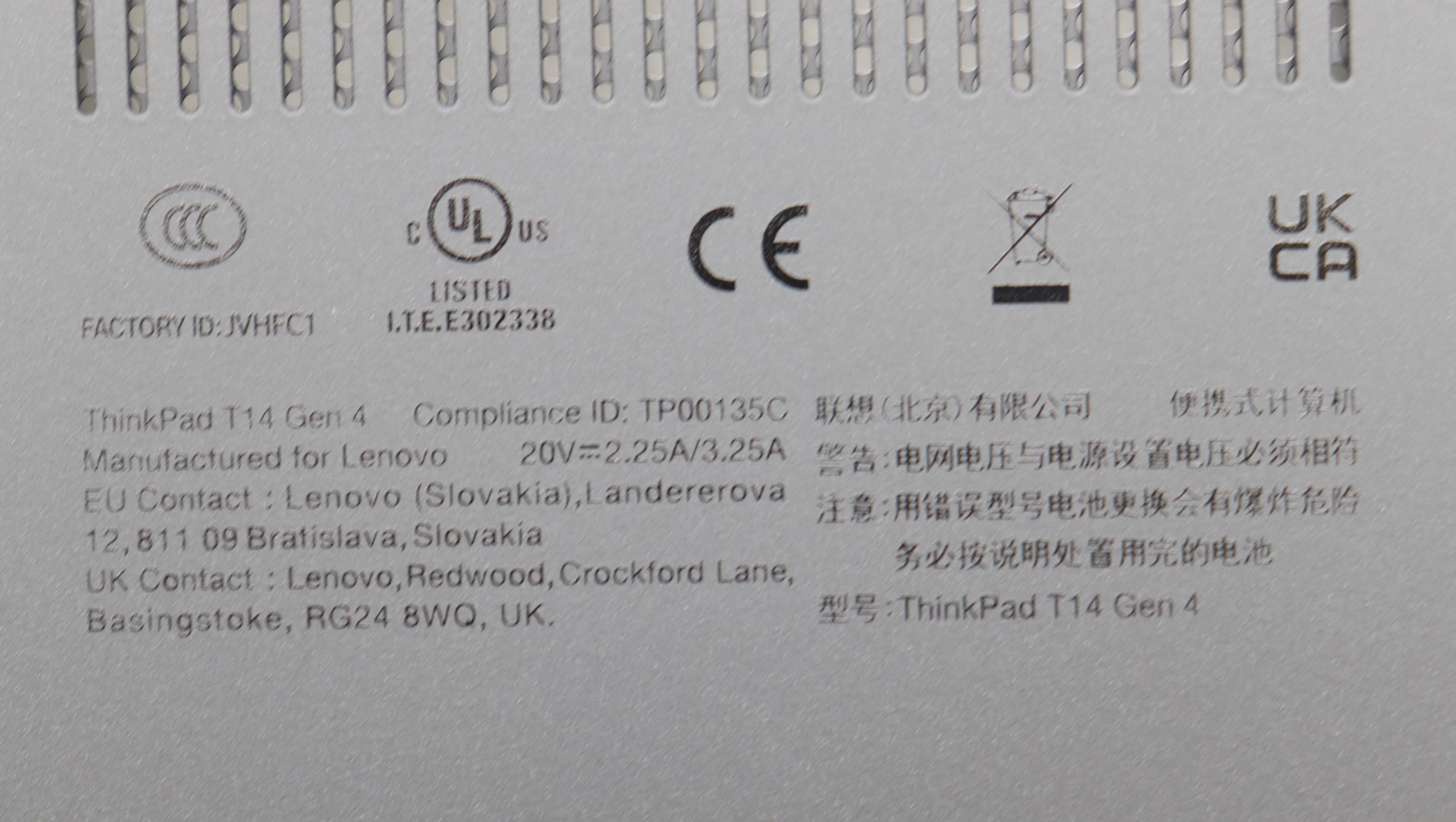 5CB1L57907 - Original Lenovo COVER FRU KT4D2_D_COVER_UMA_WL_ASSY_BK