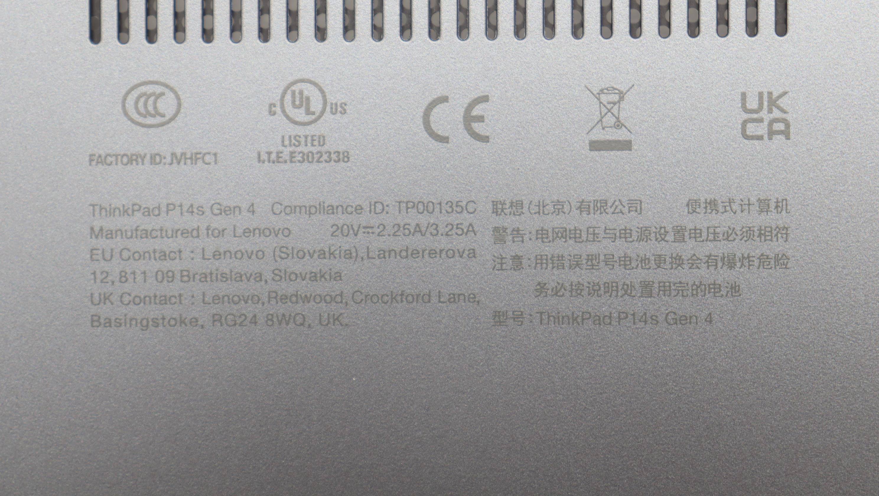 5CB1L57917 - Original Lenovo COVER FRU KP4D5_D_COVER_UMA_WW_ASSY_GR