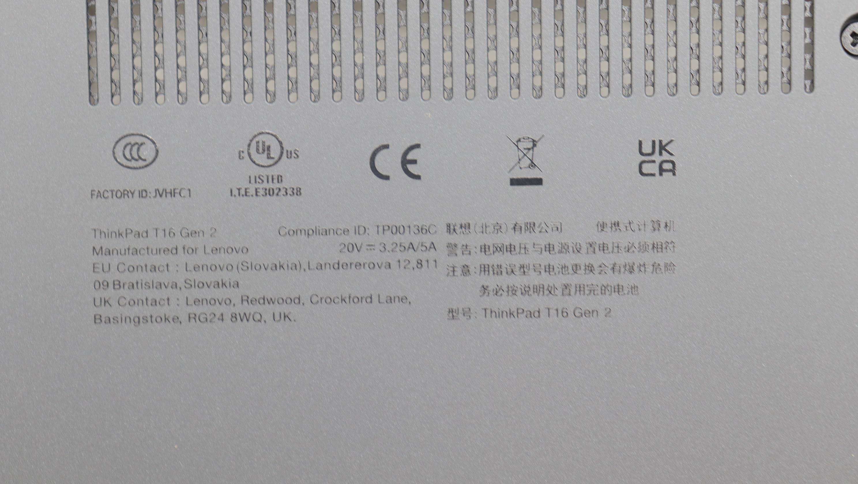 5CB1L57931 - Original Lenovo COVER FRU KT6D2_D_COVER_UMA_SUB_ASSY_BK