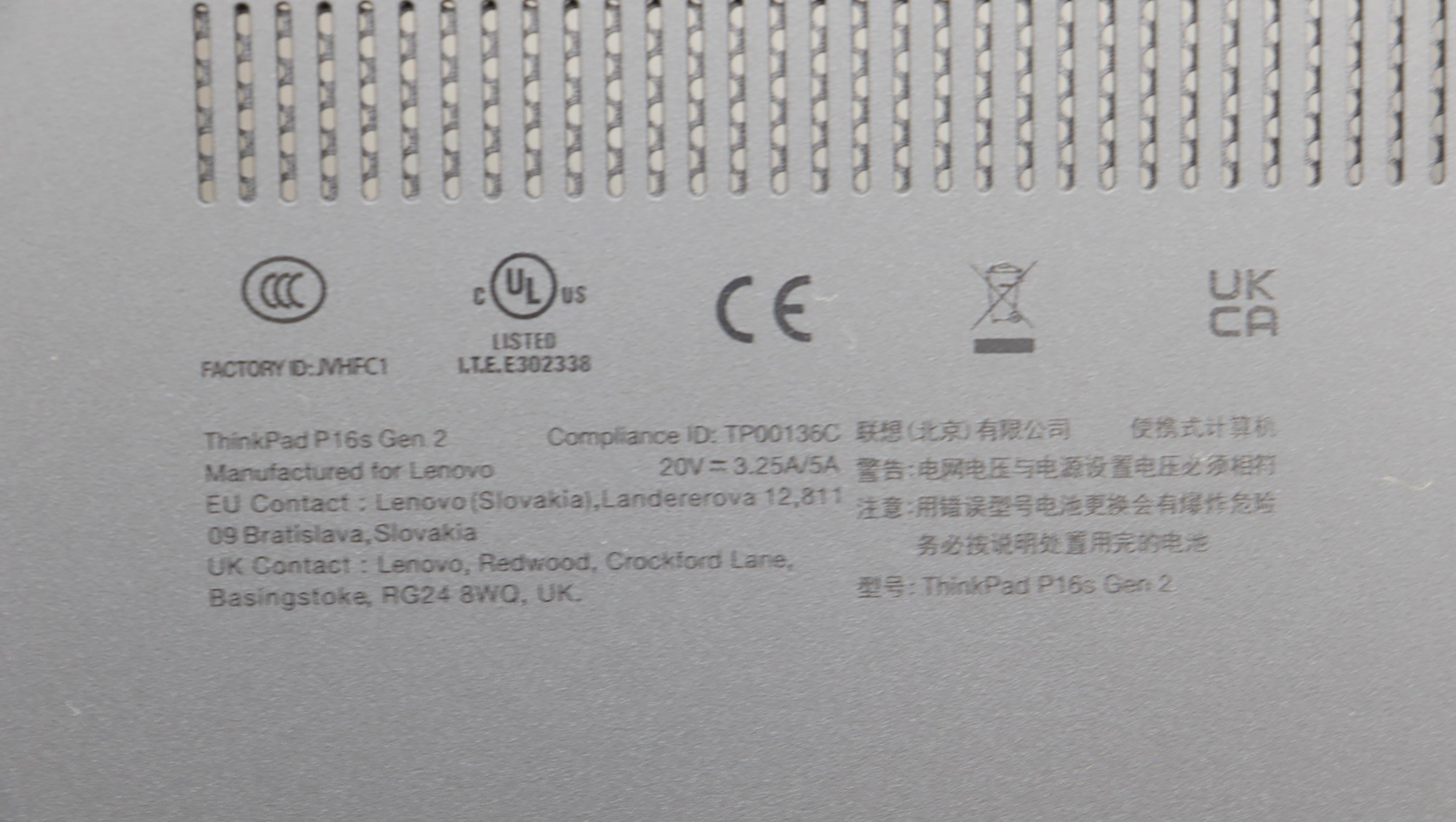 5CB1L57943 - Original Lenovo COVER FRU KP6D5_D_COVER_UMA_WL_ASSY_BK